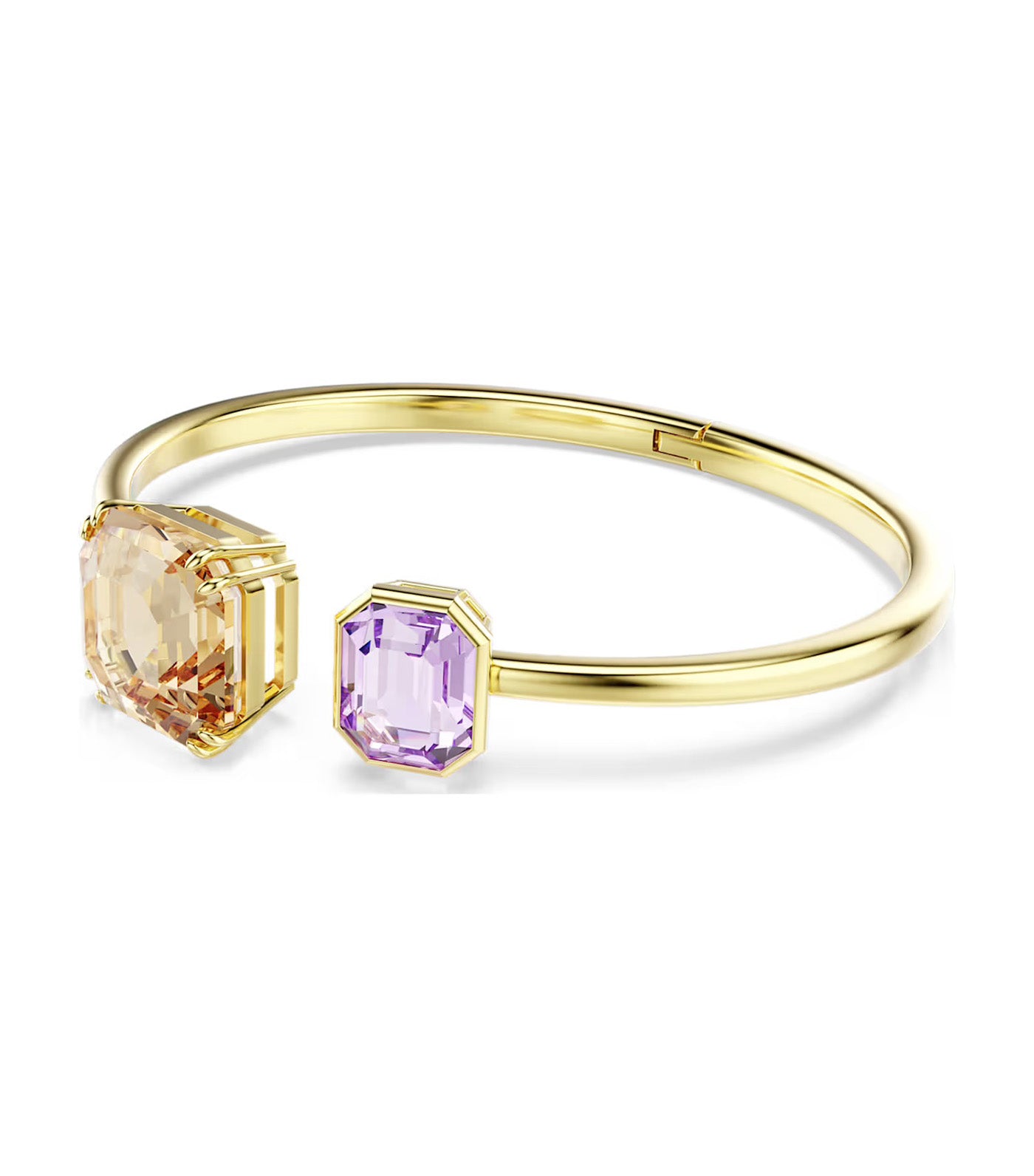 Millenia Bangle Octagon Cut, Multicolored, Gold-Tone Plated