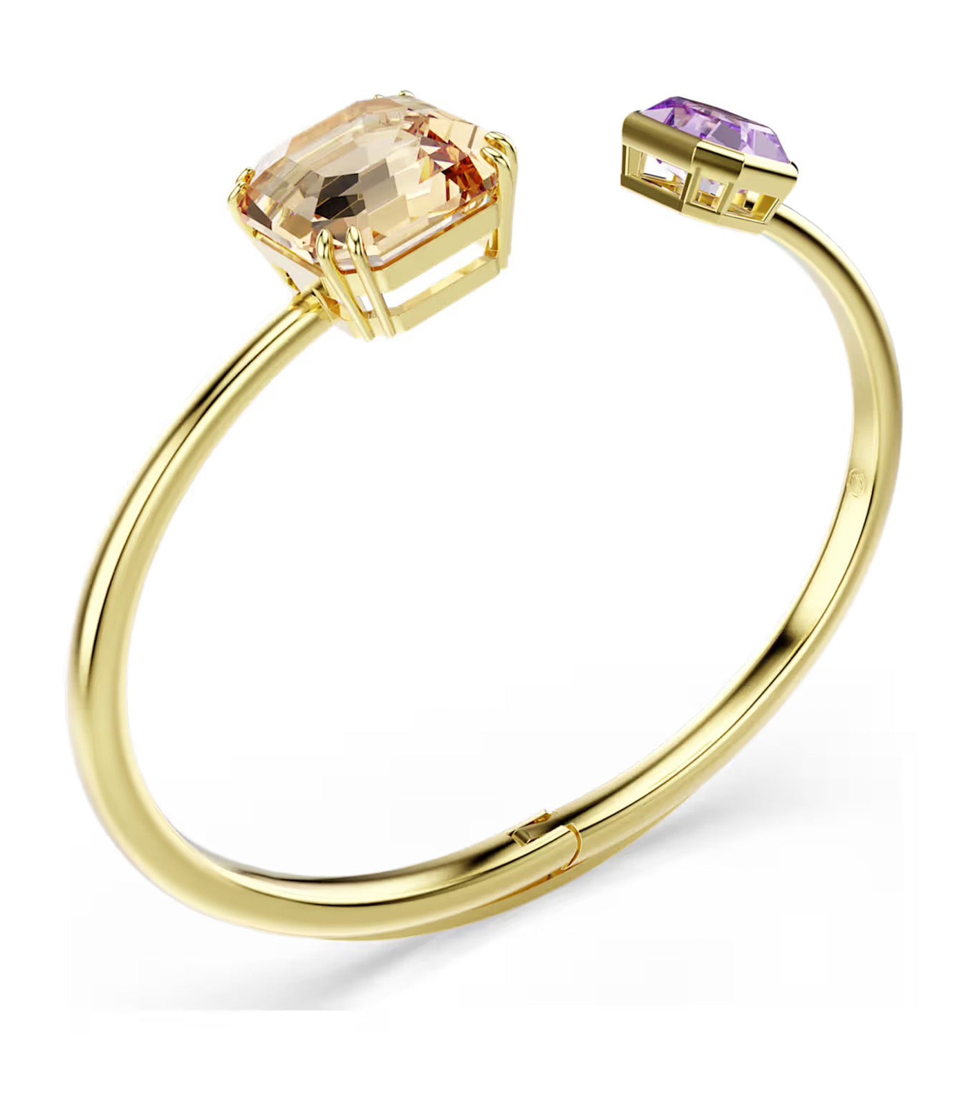 Millenia Bangle Octagon Cut, Multicolored, Gold-Tone Plated