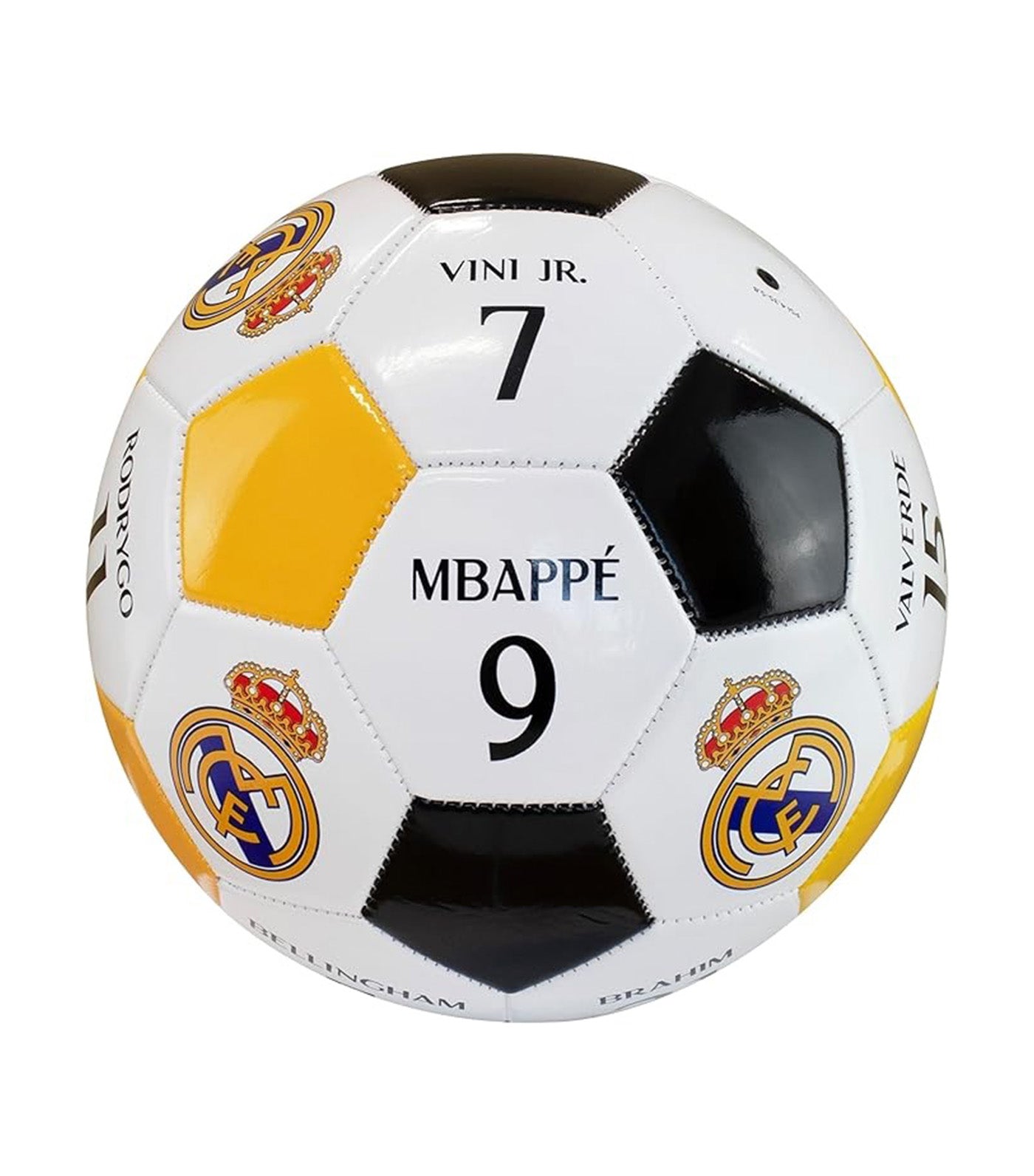 Real Madrid Players' Names and Numbers Soccer Ball Size 5