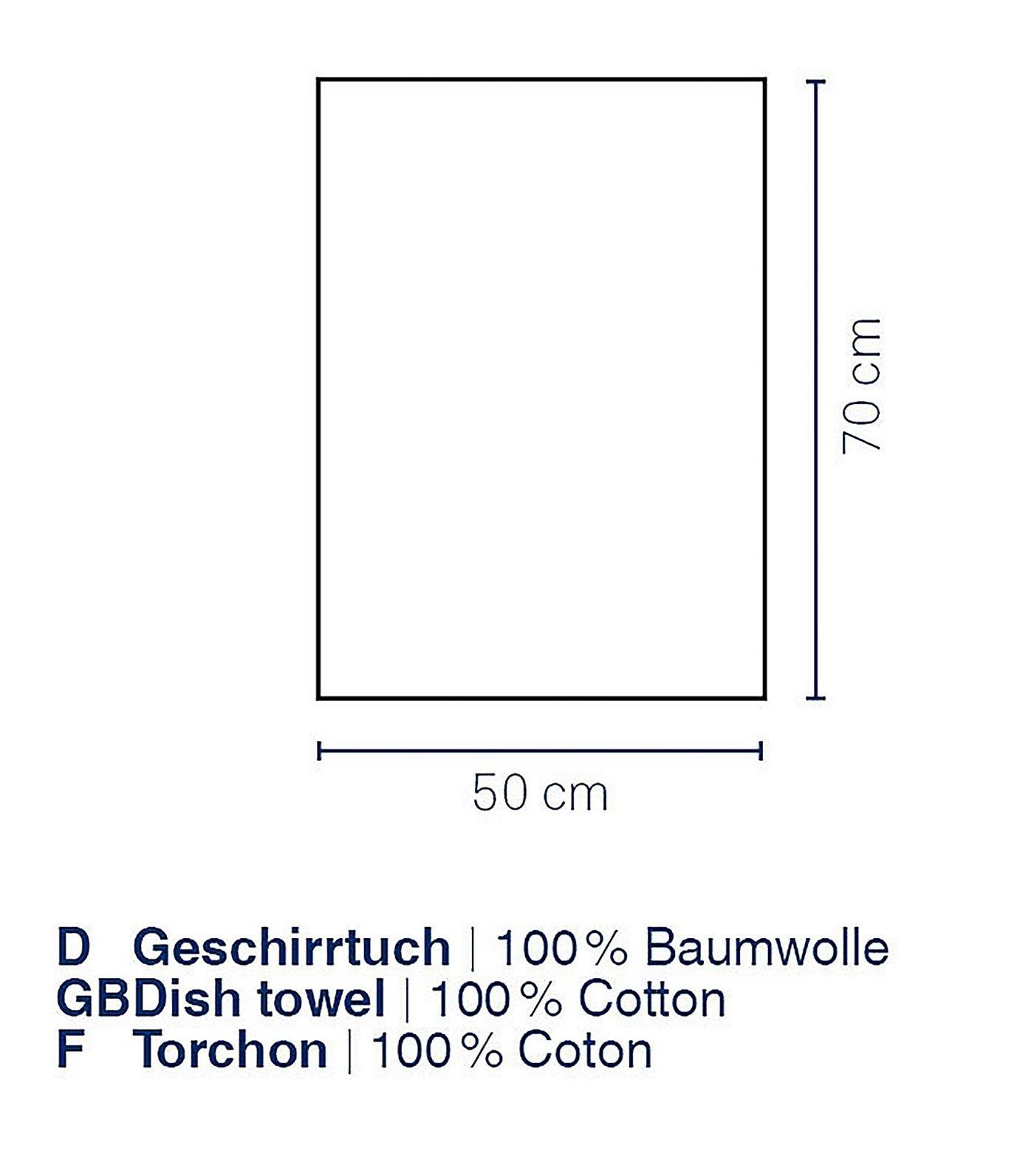 Dish Towel Cora Pattern Light Green/Green