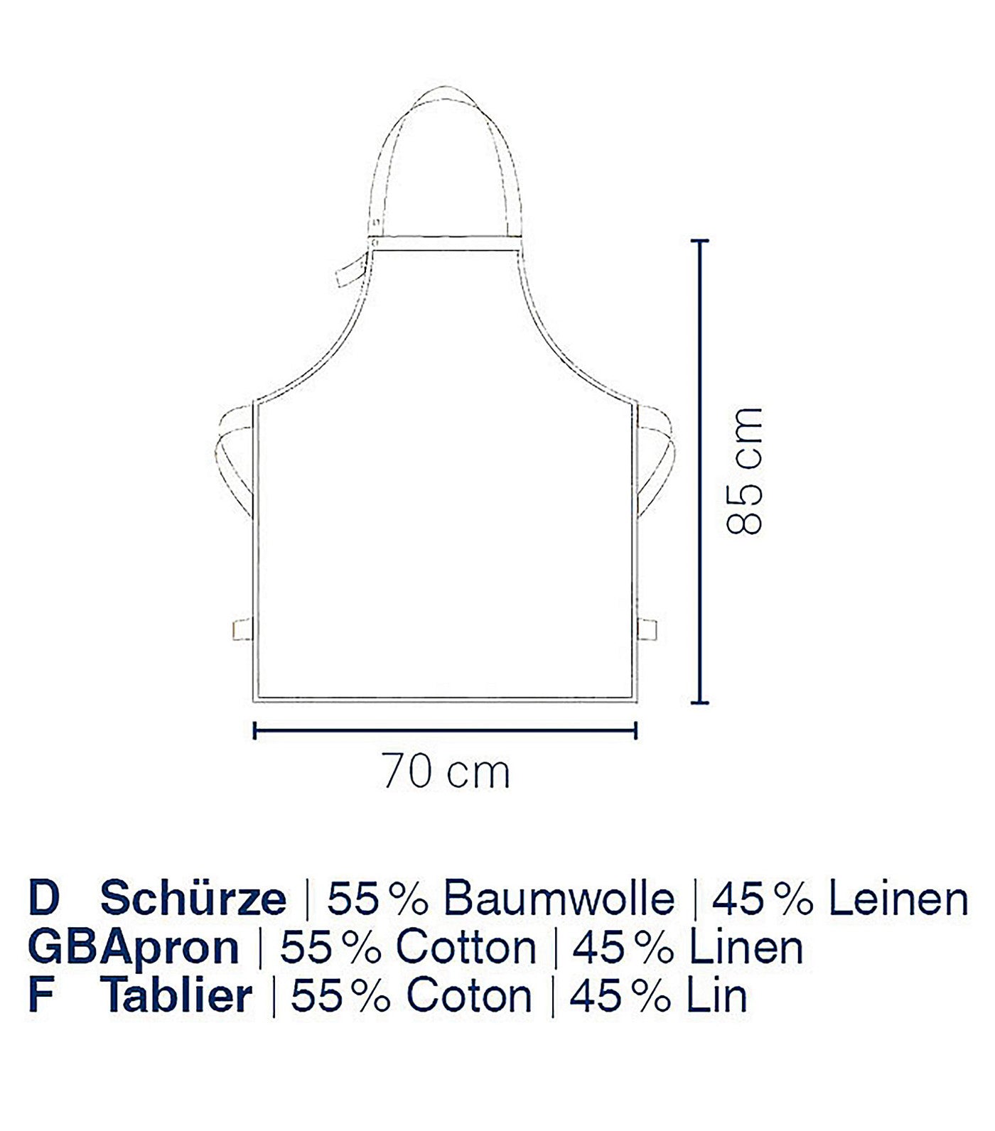 Apron Puro Gray