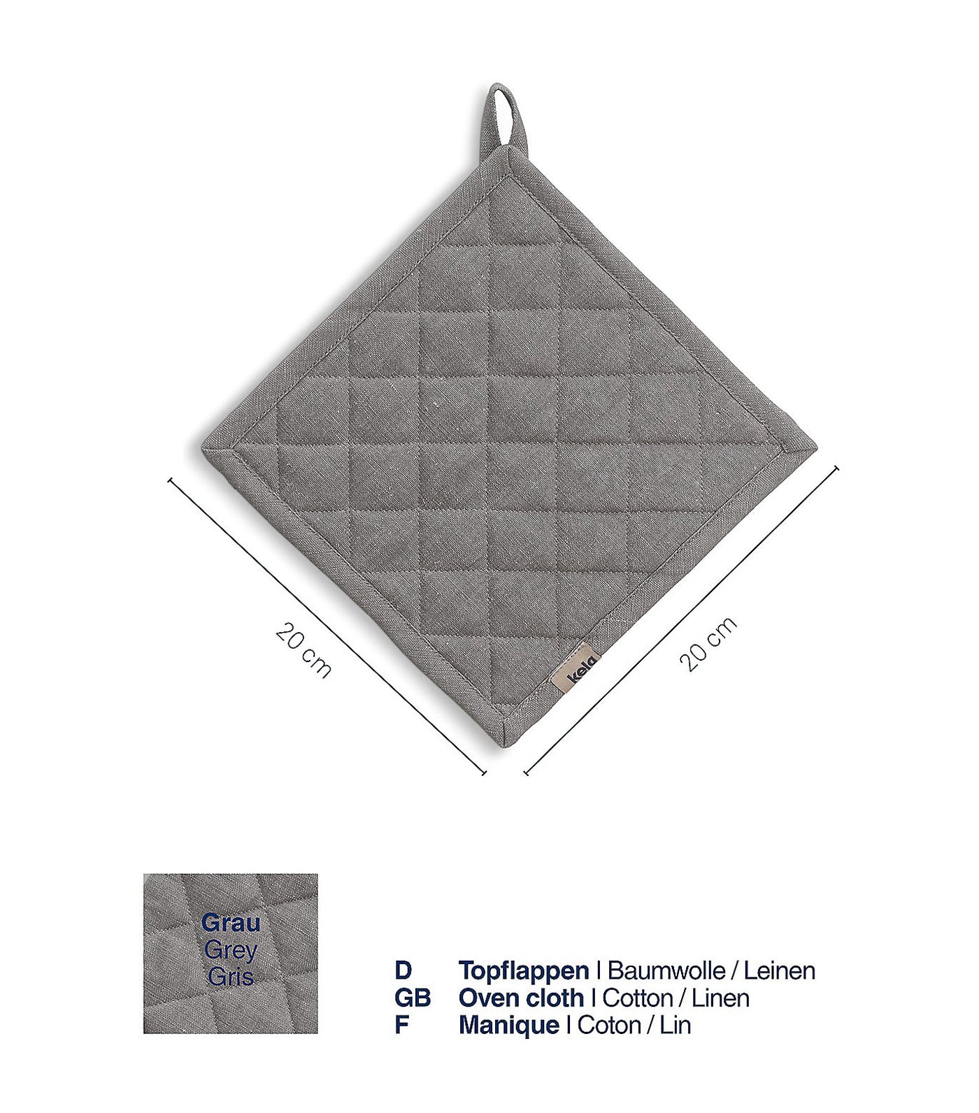 Oven Cloth Puro Gray