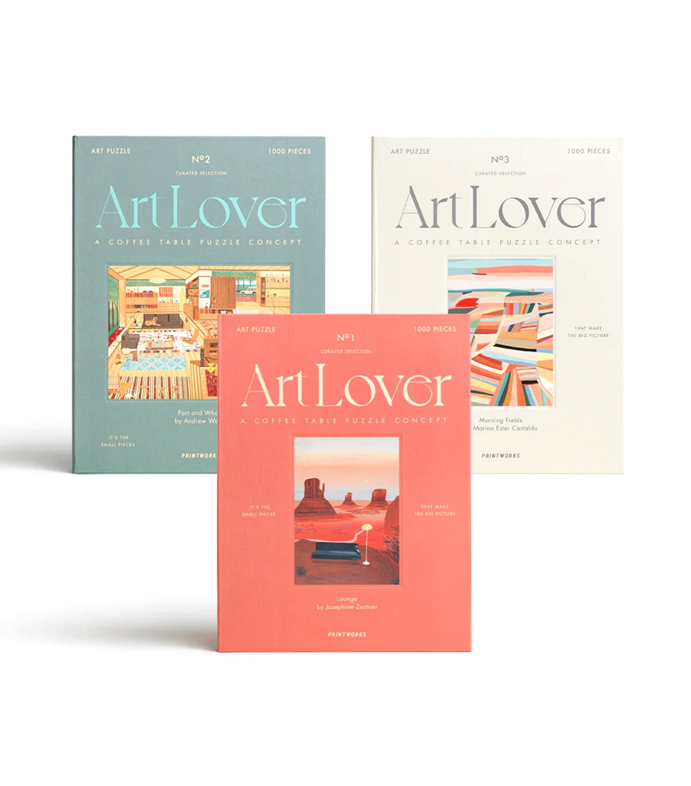 PRINTWORKS Art Lover Book Puzzle - Lounge, 1000 Pieces