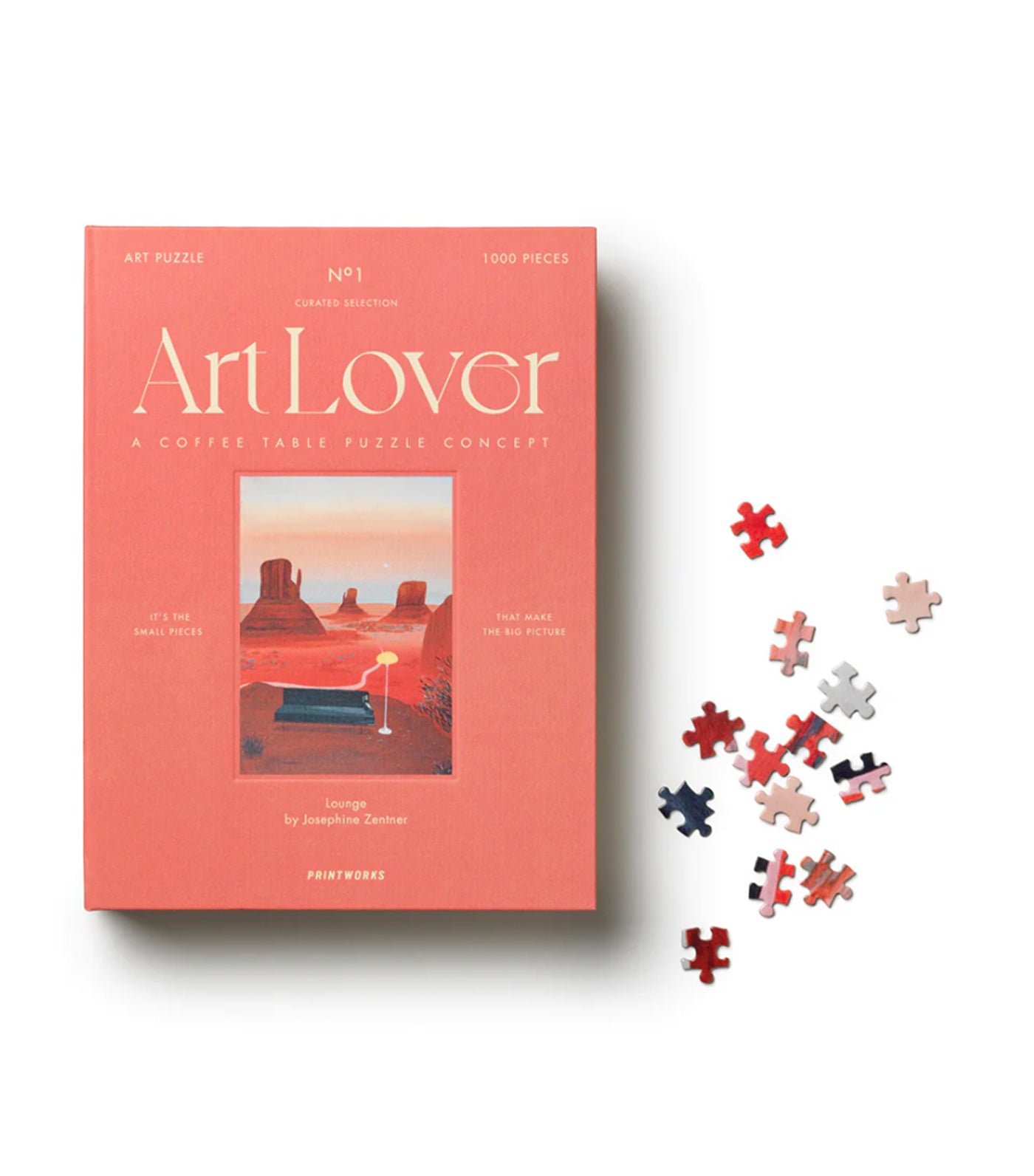 PRINTWORKS Art Lover Book Puzzle - Lounge, 1000 Pieces | Rustan's