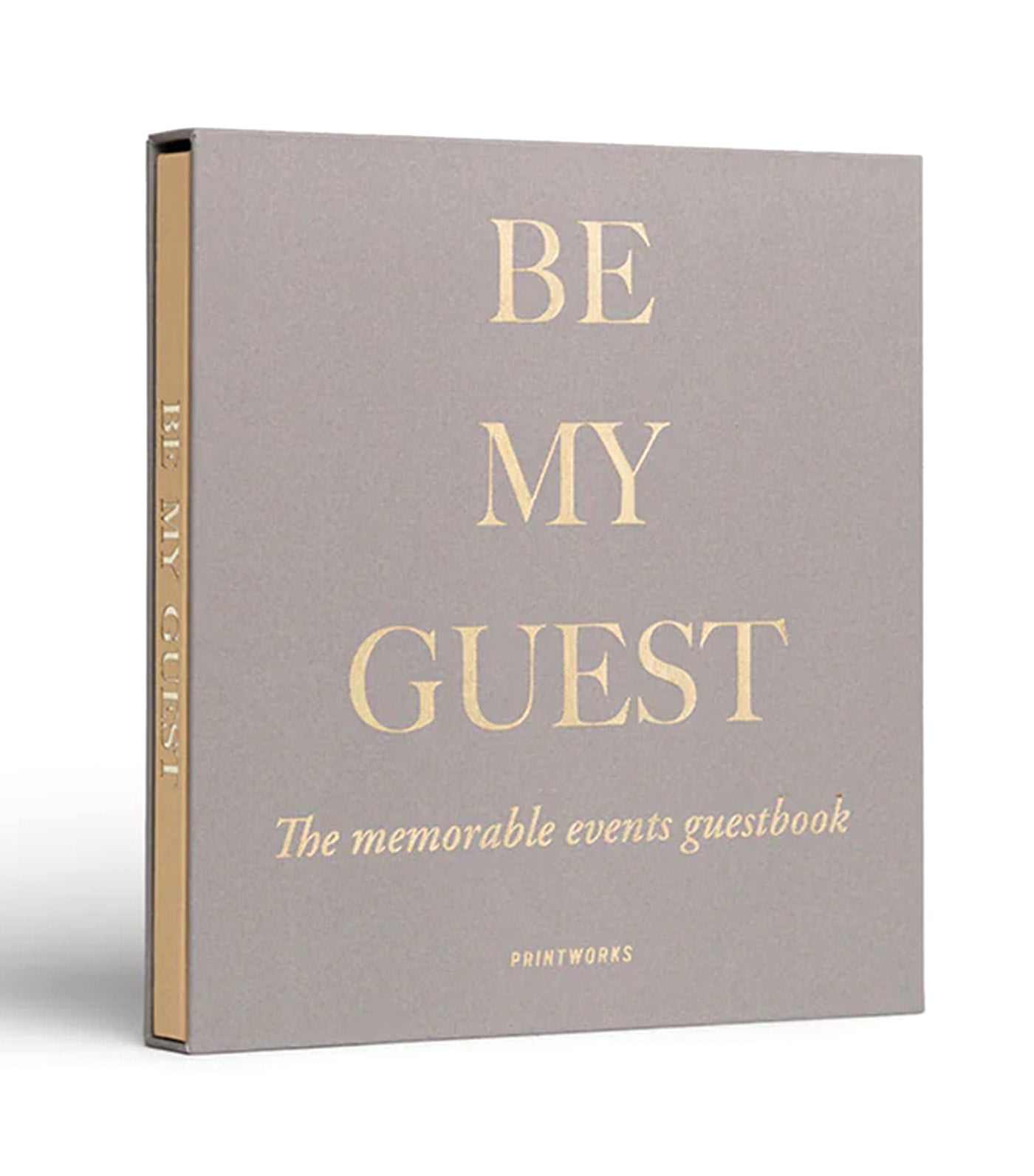 PRINTWORKS Guest Book - Beige/Yellow