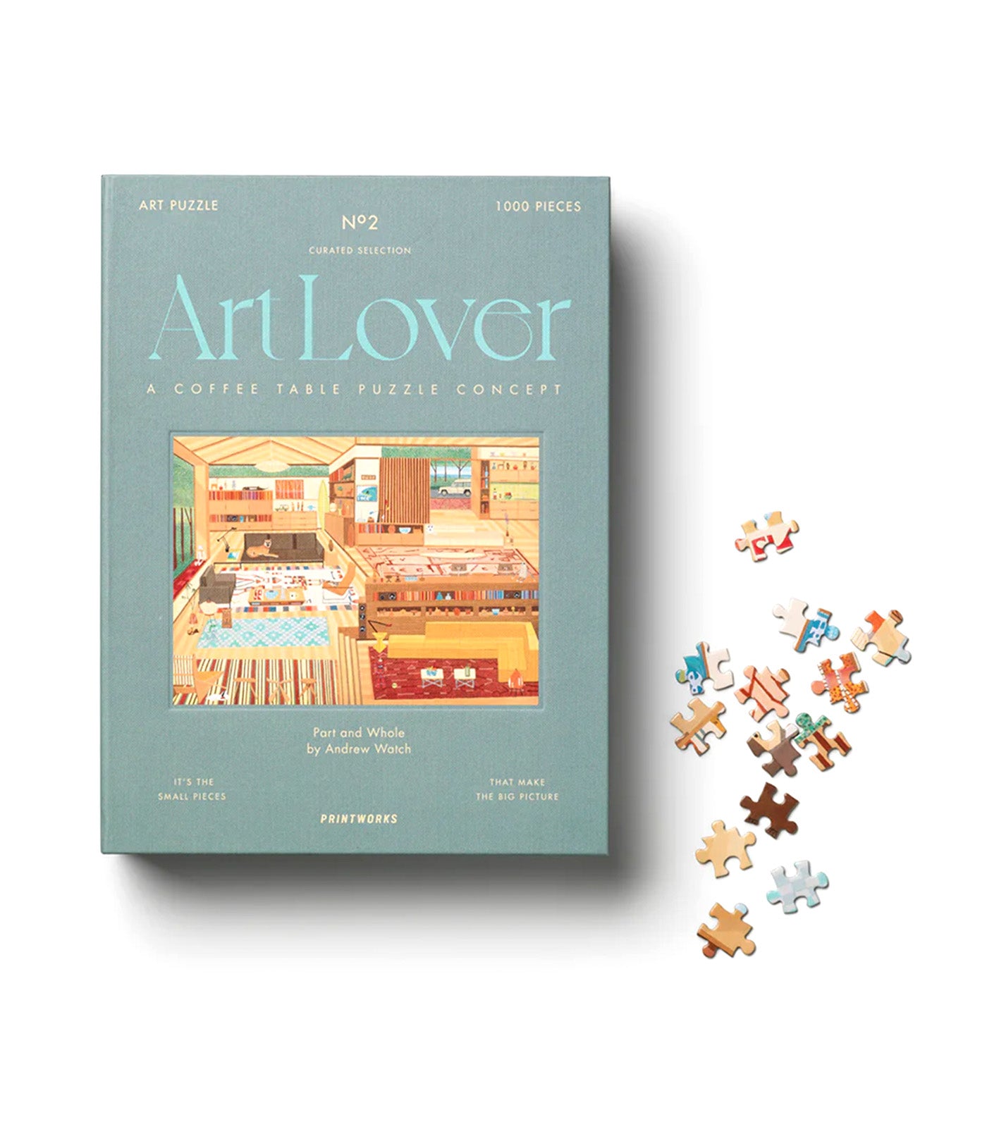 PRINTWORKS Art Lover Book Puzzle - Part and Whole, 1000 Pieces