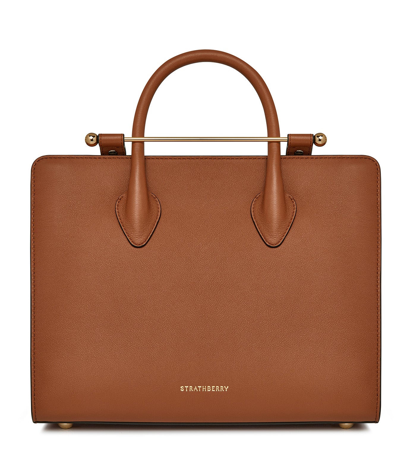 Strathberry Midi Tote Chestnut | Rustan's