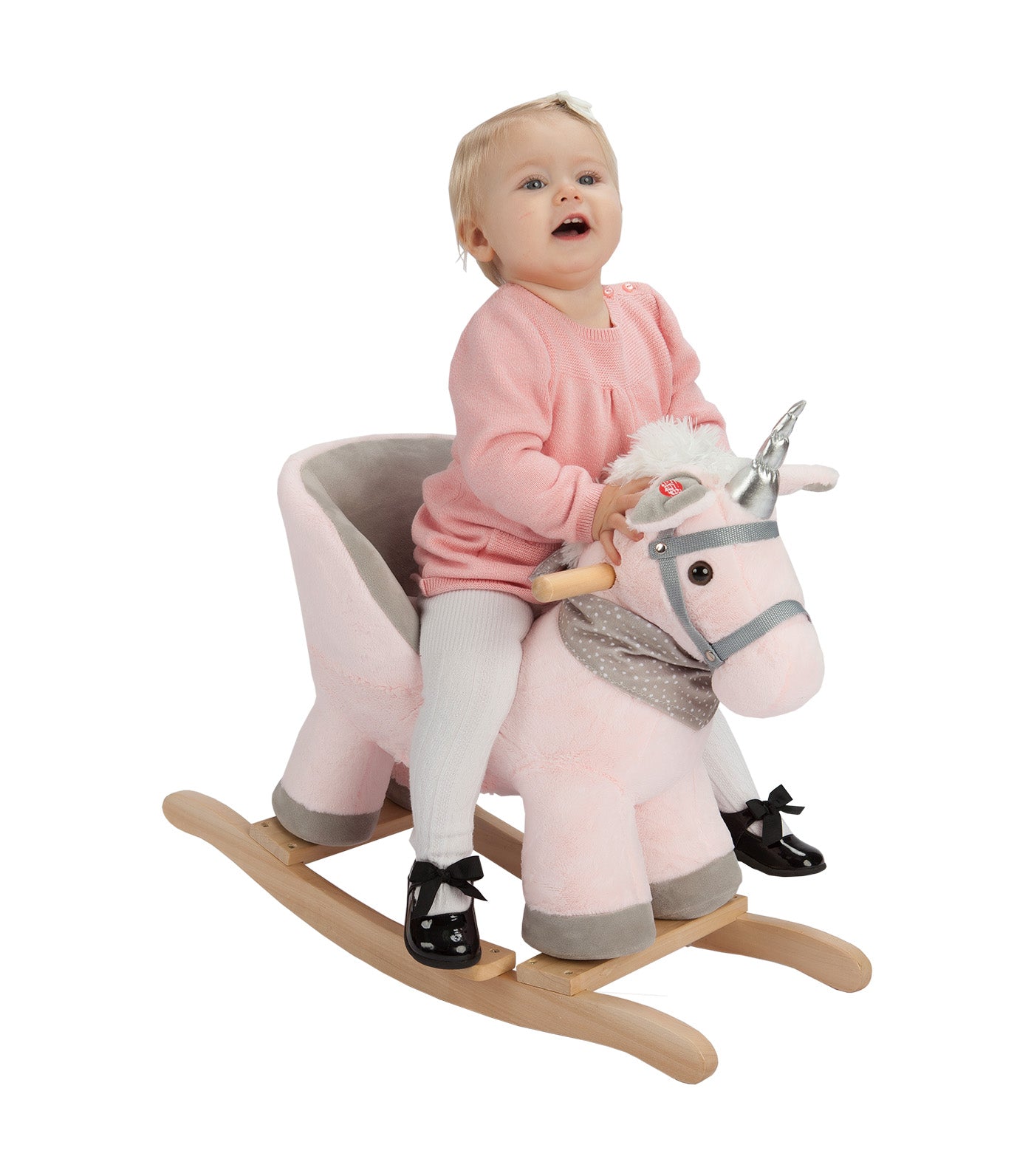 Rocking Unicorn with Chair Pink