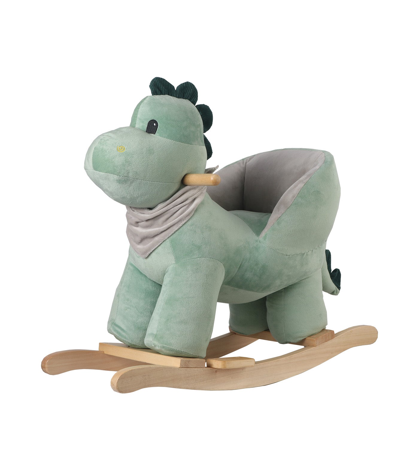 Rocking Dino with Chair Green
