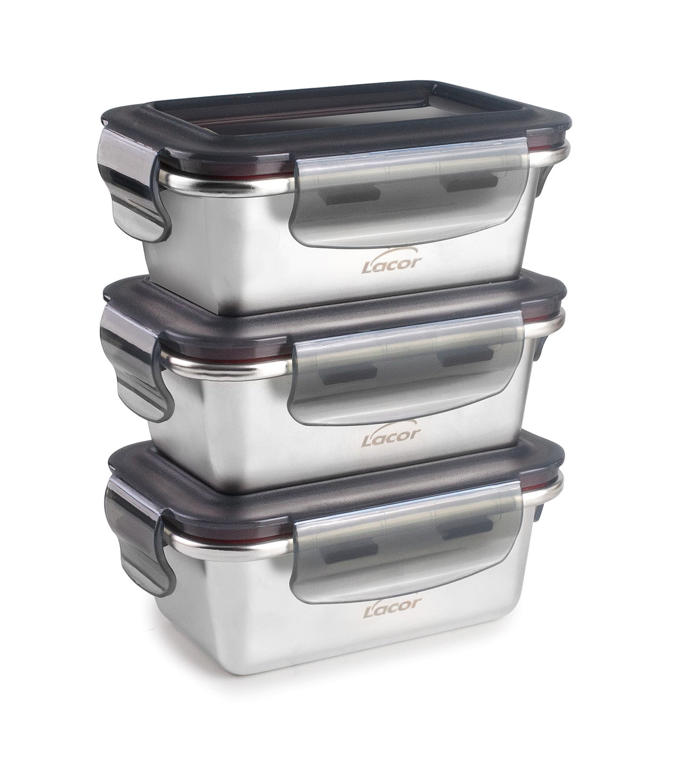 Set with 3 EcoInox Containers