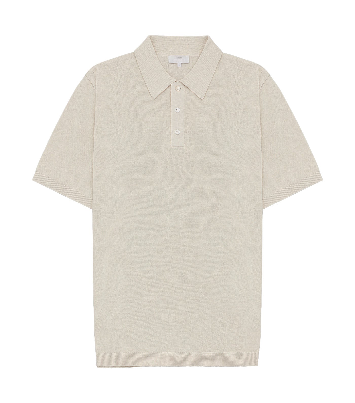 Benjamin Barker Organic Tennis Polo Fog/White