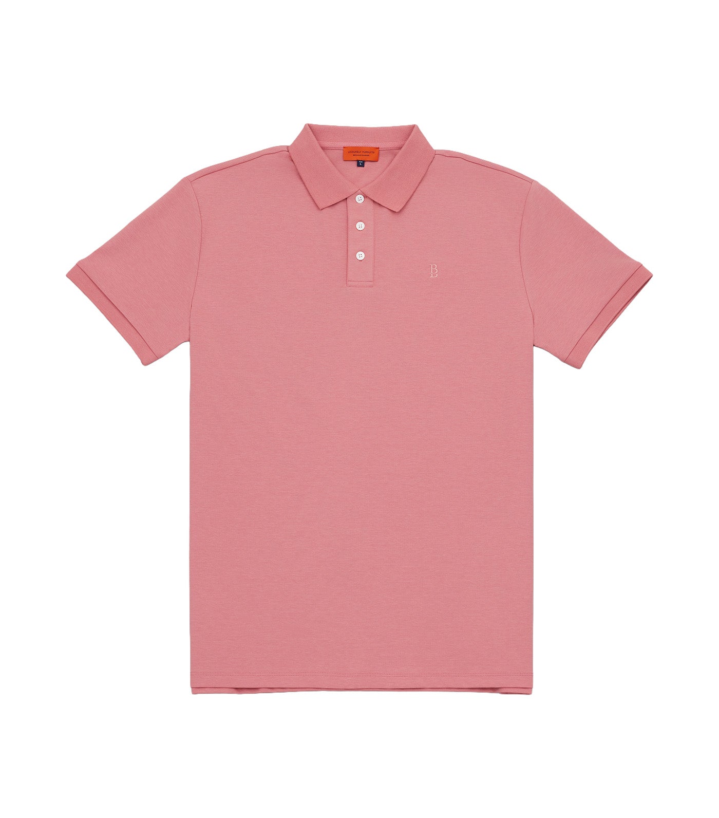 Benjamin Barker Performance Tech Rib Polo Coral/Pink