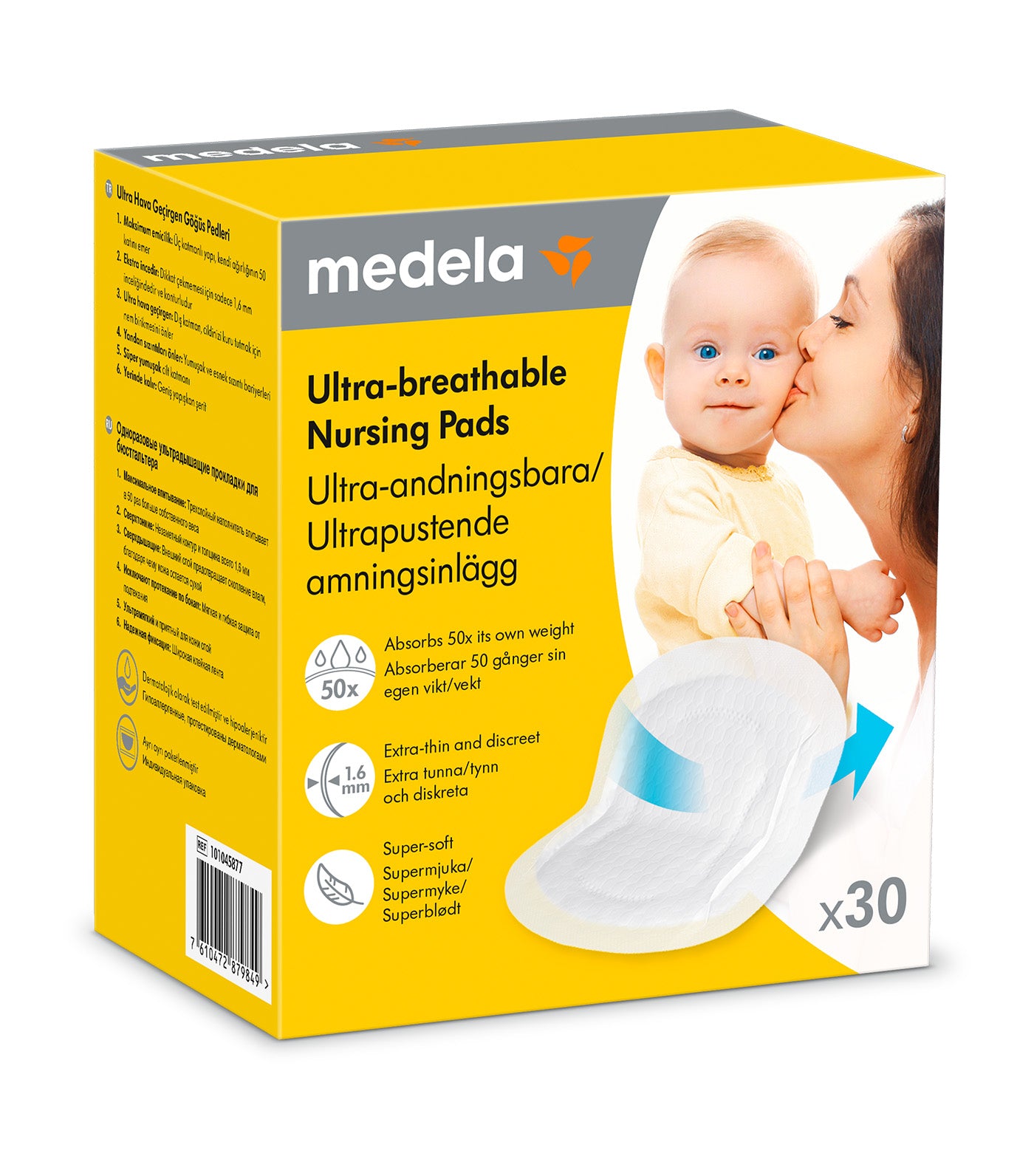 Ultra Breathable Nursing Pads 30pcs