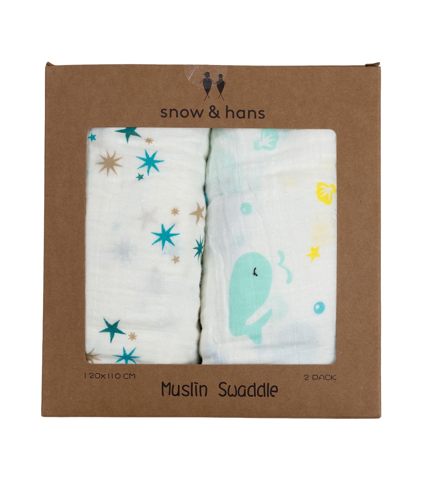 Snow & Hans 2-Piece Muslin Blanket