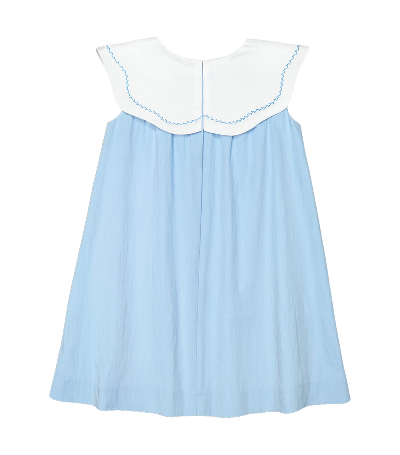 Ramie Baby Girls Embroidered Dress