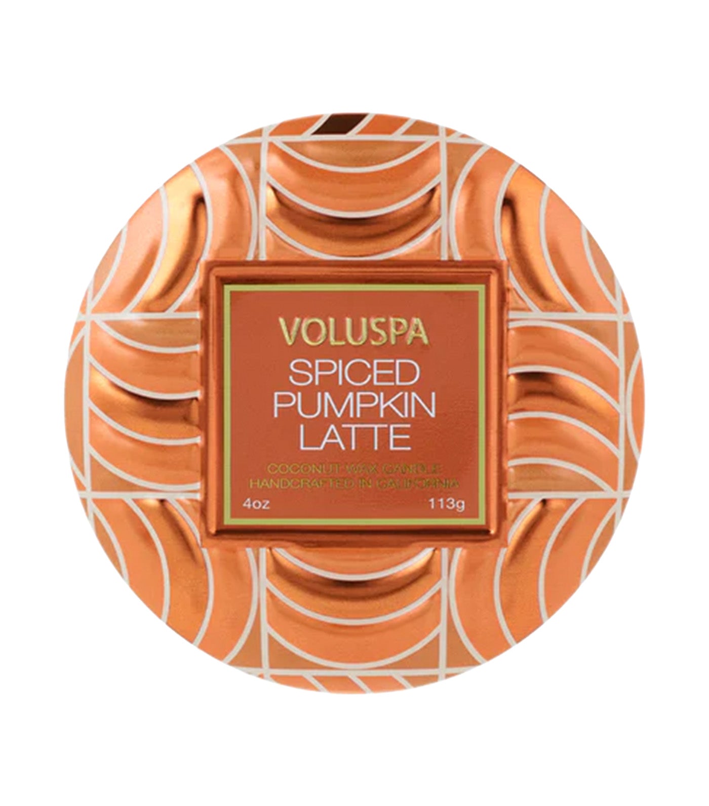 Spiced Pumpkin Latte Capsule Mini Tin Candle