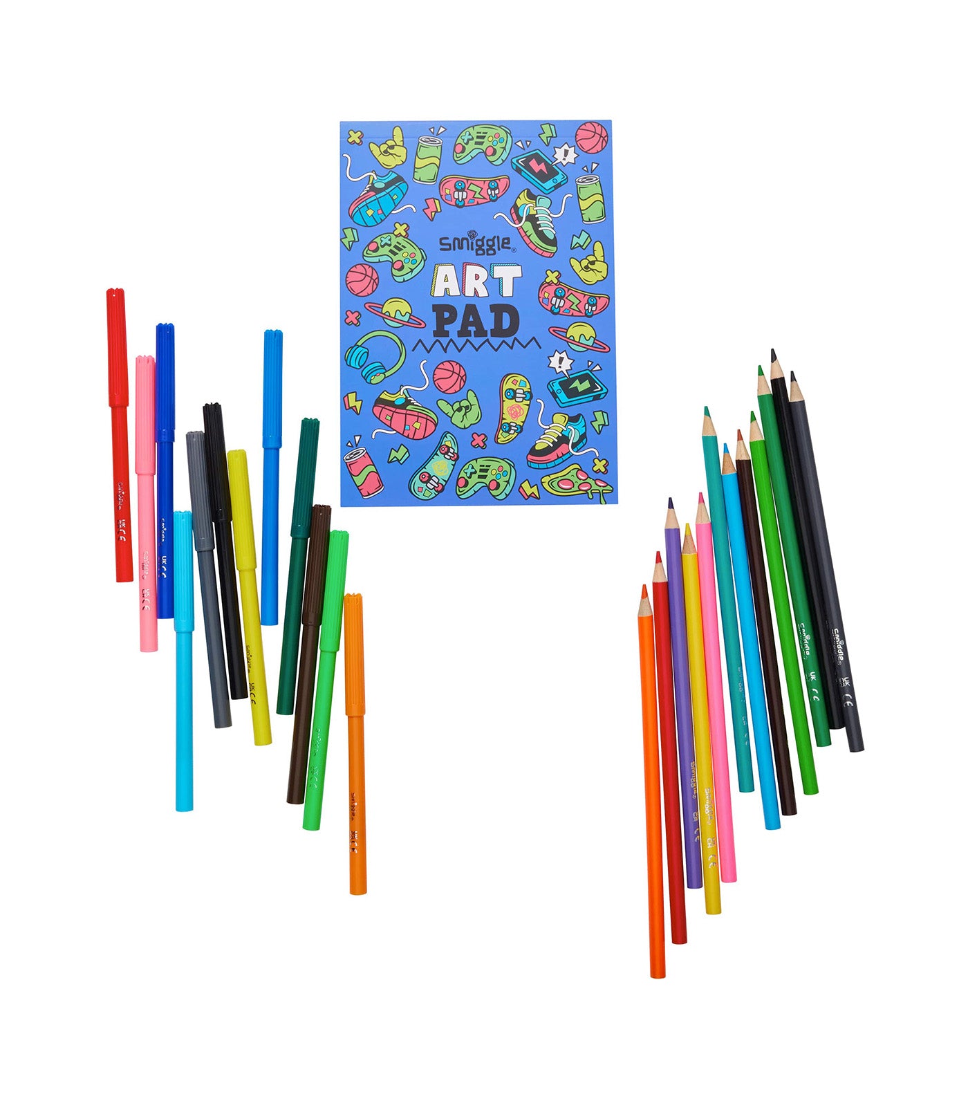 Smiggle Drawing Activity Gift Set Blue