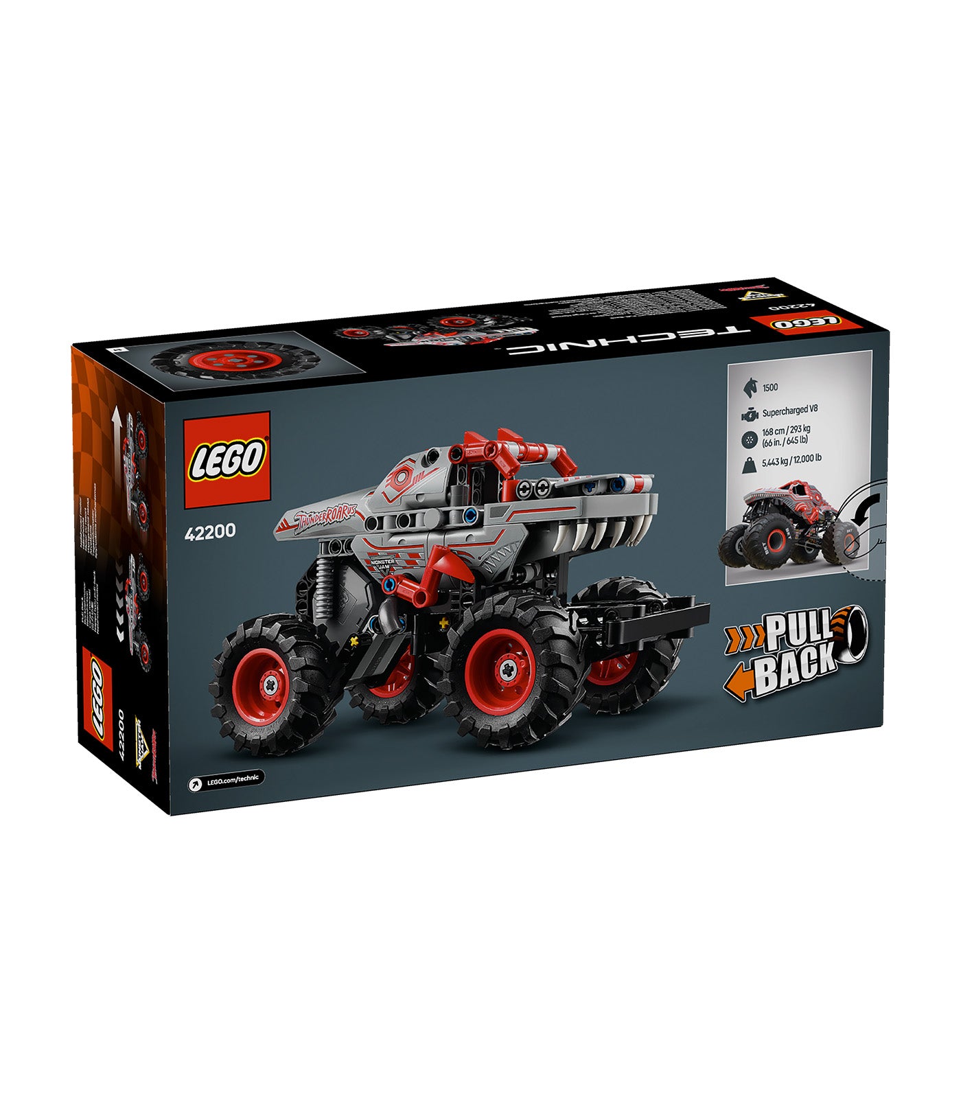 LEGO® Technic™ Monster Jam™ ThunderROARus™ Pull-Back
