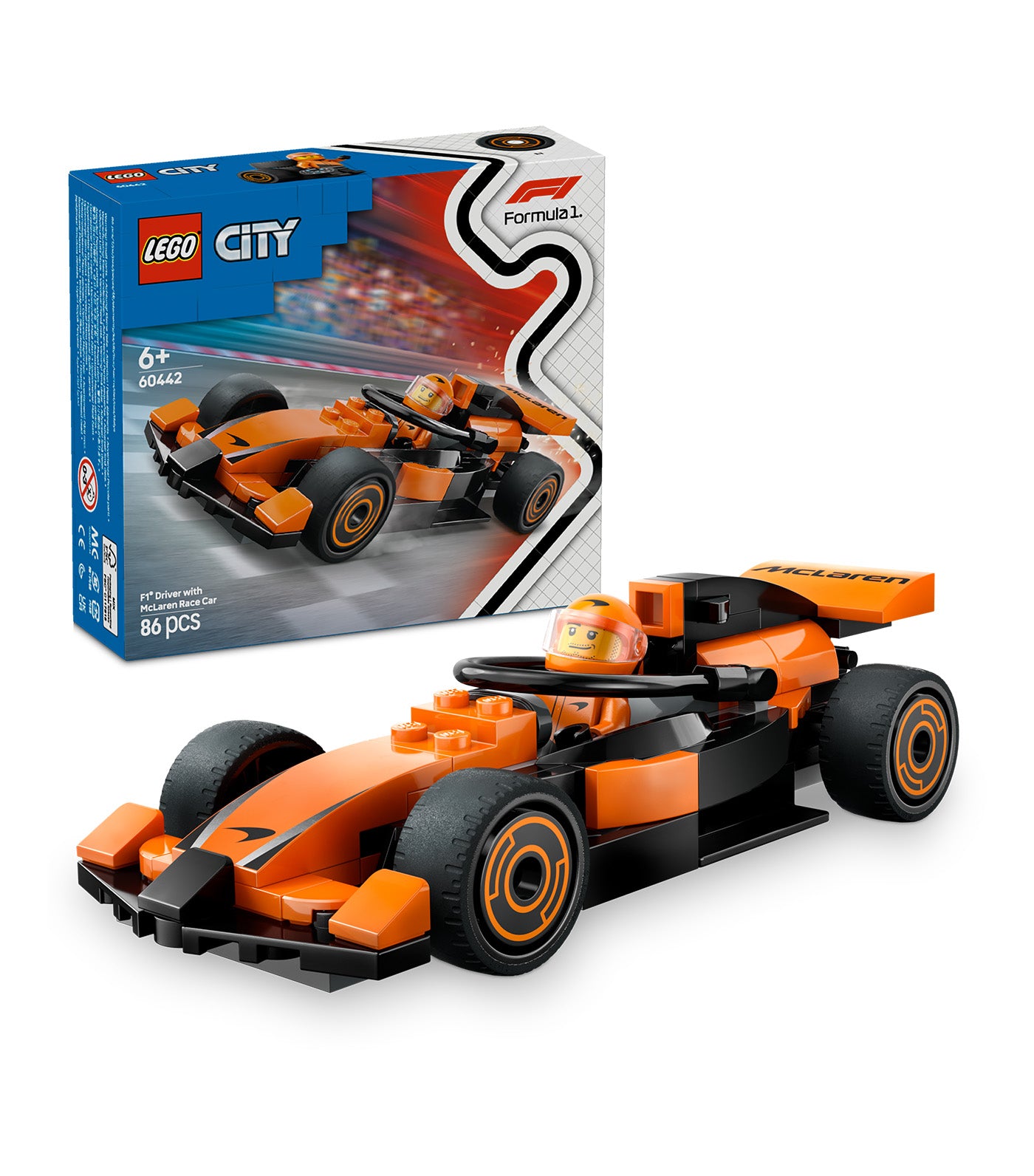 LEGO® City F1® Driver with McLaren Race Car