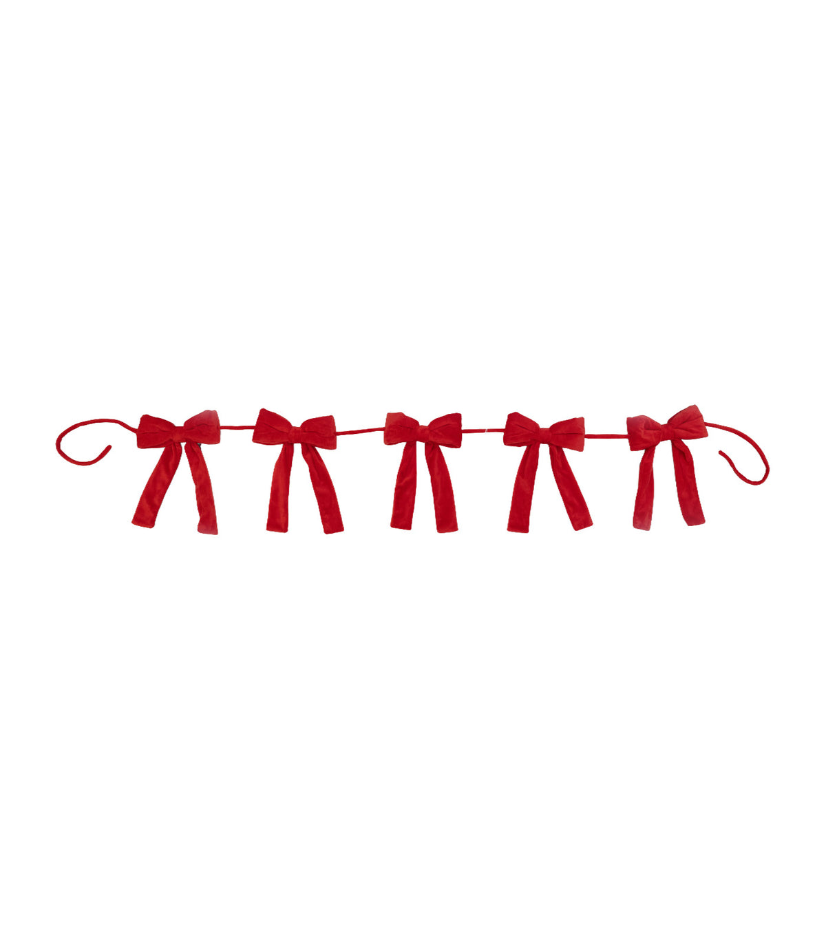 Rustan's The Christmas Shop Ribbon Garland 52 Inches Red | Rustan's