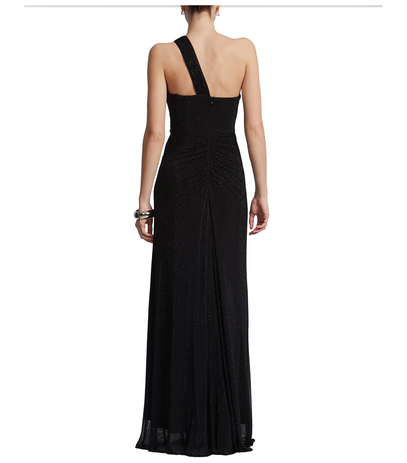 Twist Hot Fix Gown Black