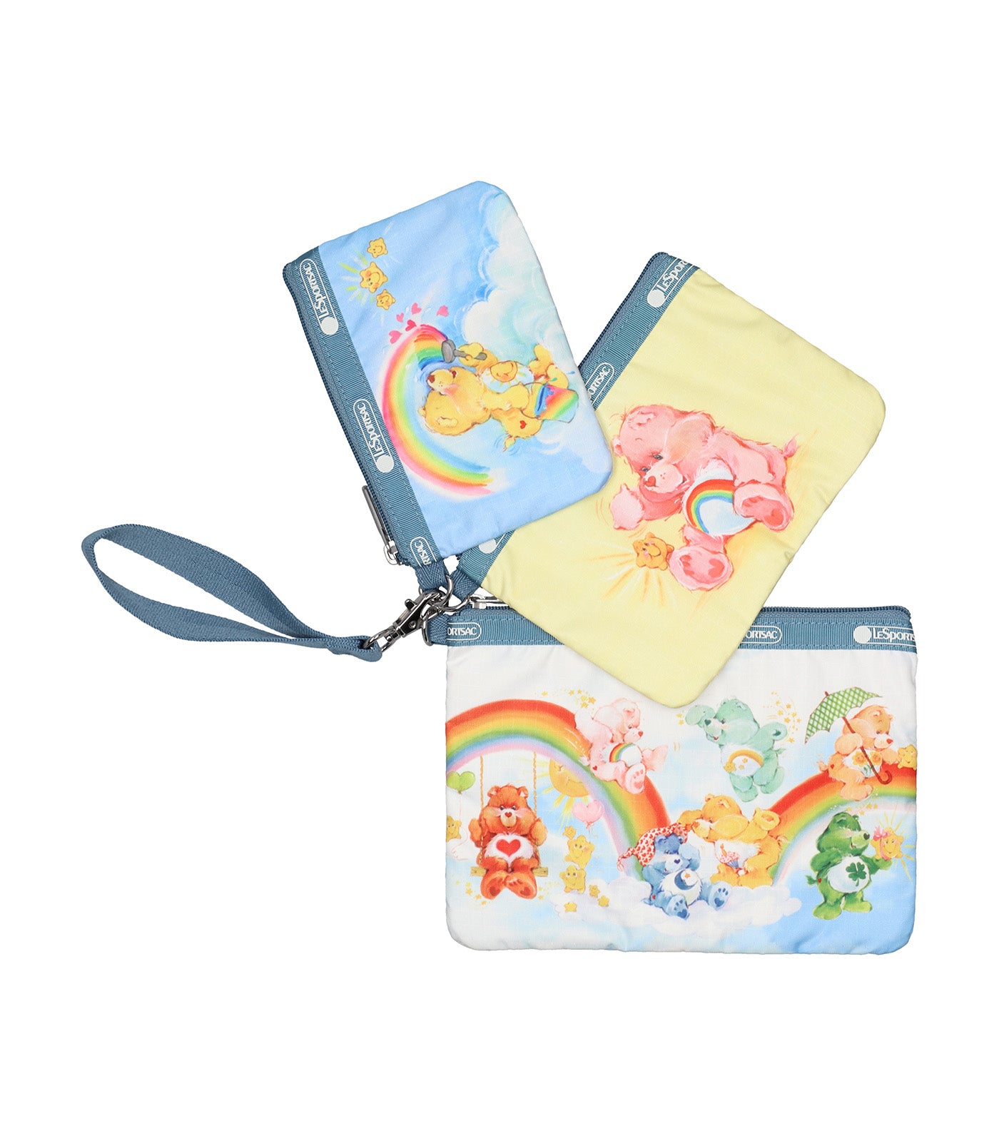 LeSportsac x Care Bears Wristlet Pouch Set Care Bears Wristlet Set