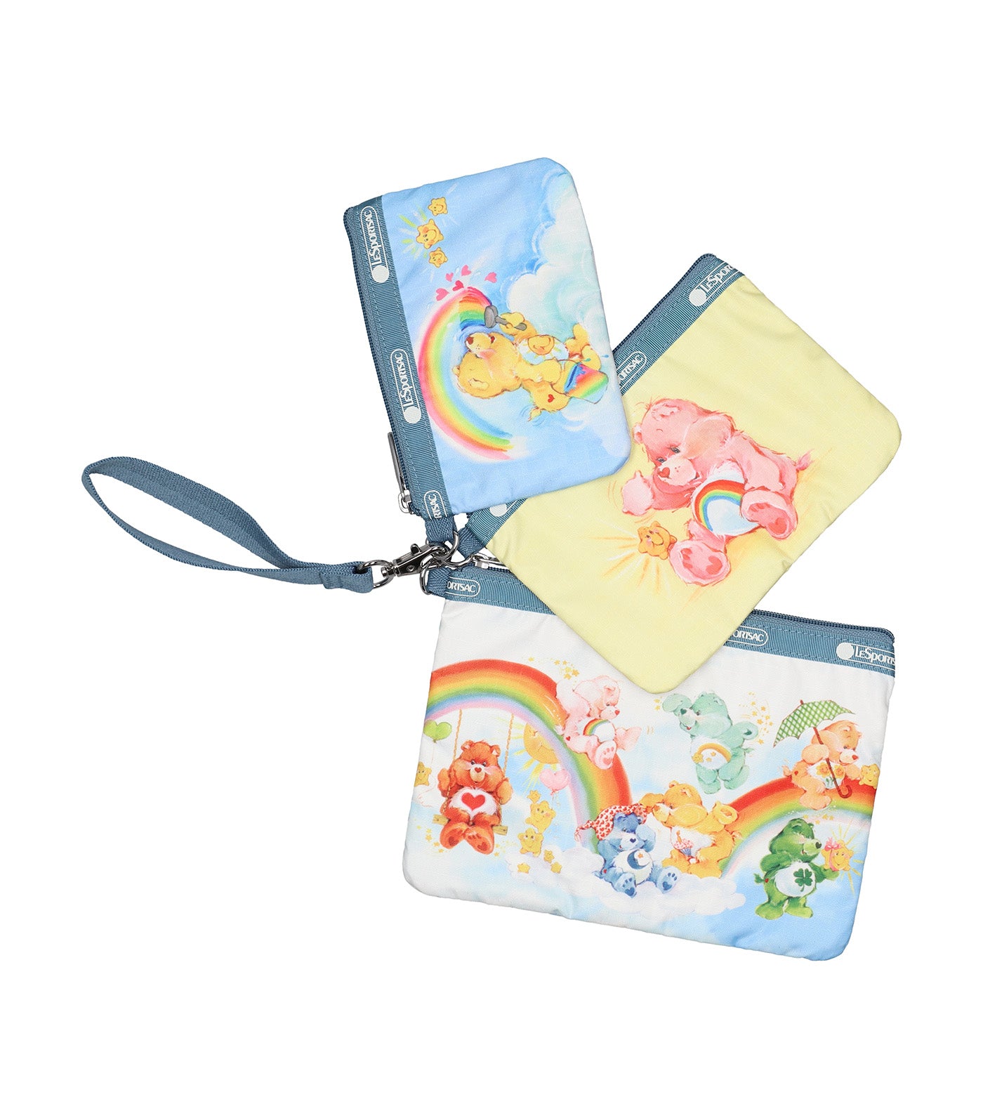 LeSportsac x Care Bears Wristlet Pouch Set Care Bears Wristlet Set