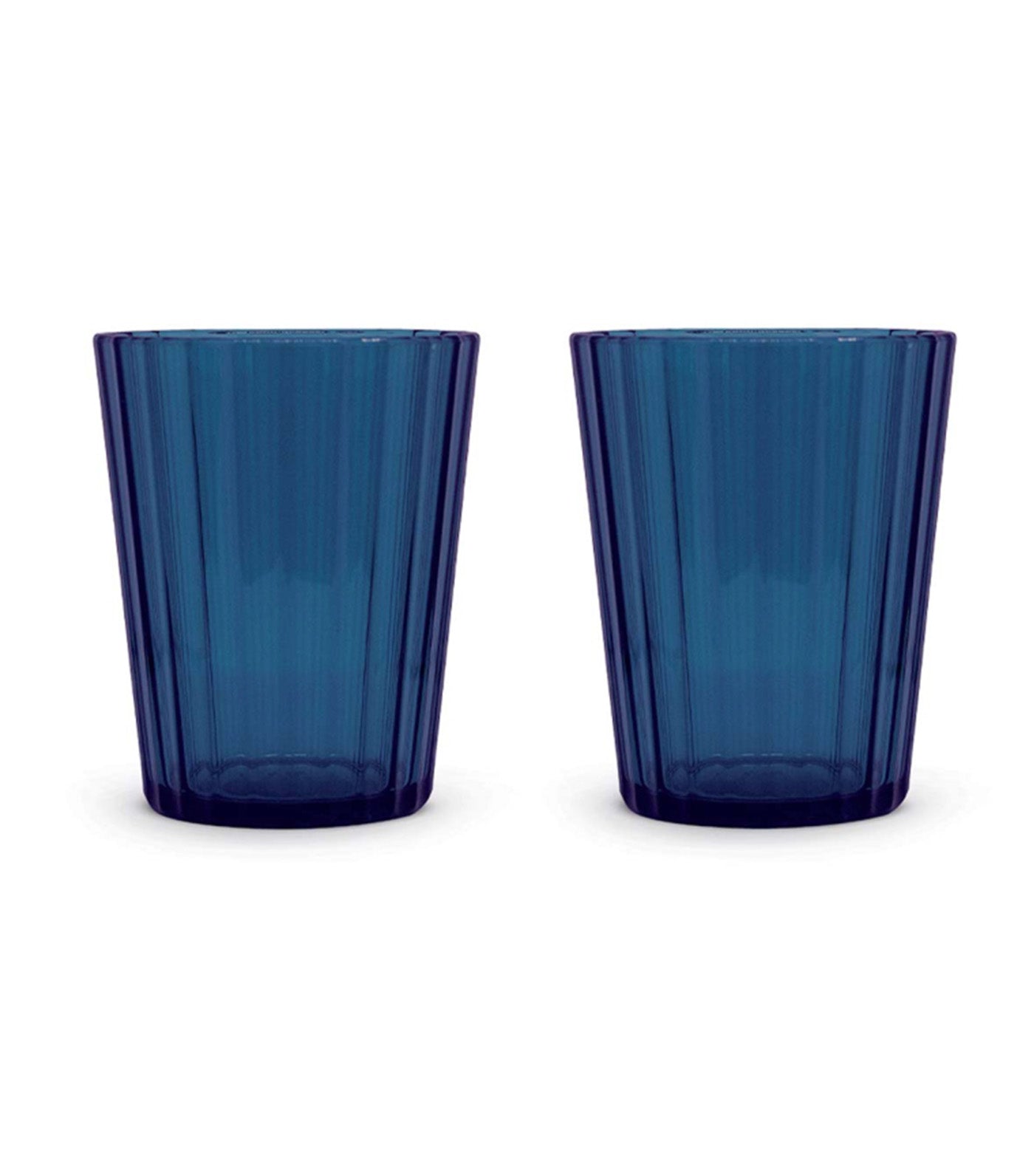WD Lifestyle New York Line Set of 2 Acrylic Glasses Blue