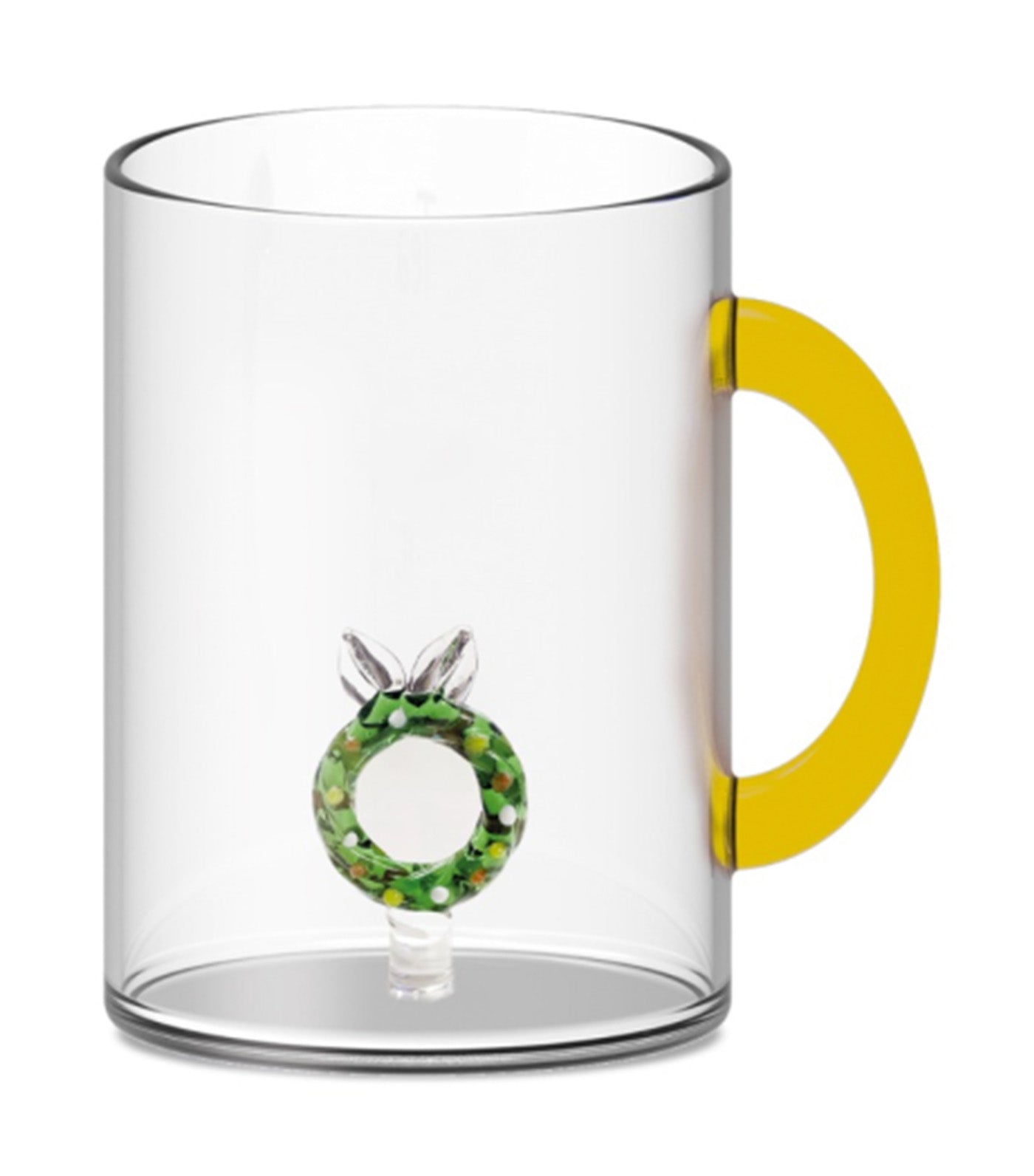 WD Lifestyle Monterey Christmas Borosilicate Glass Mug Garland