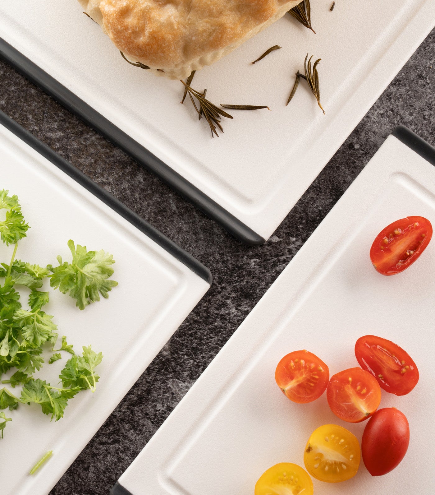 Set of 3 Non-Slip Chopping Boards