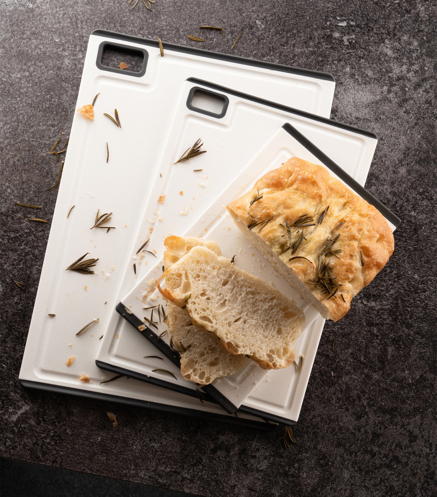 Set of 3 Non-Slip Chopping Boards