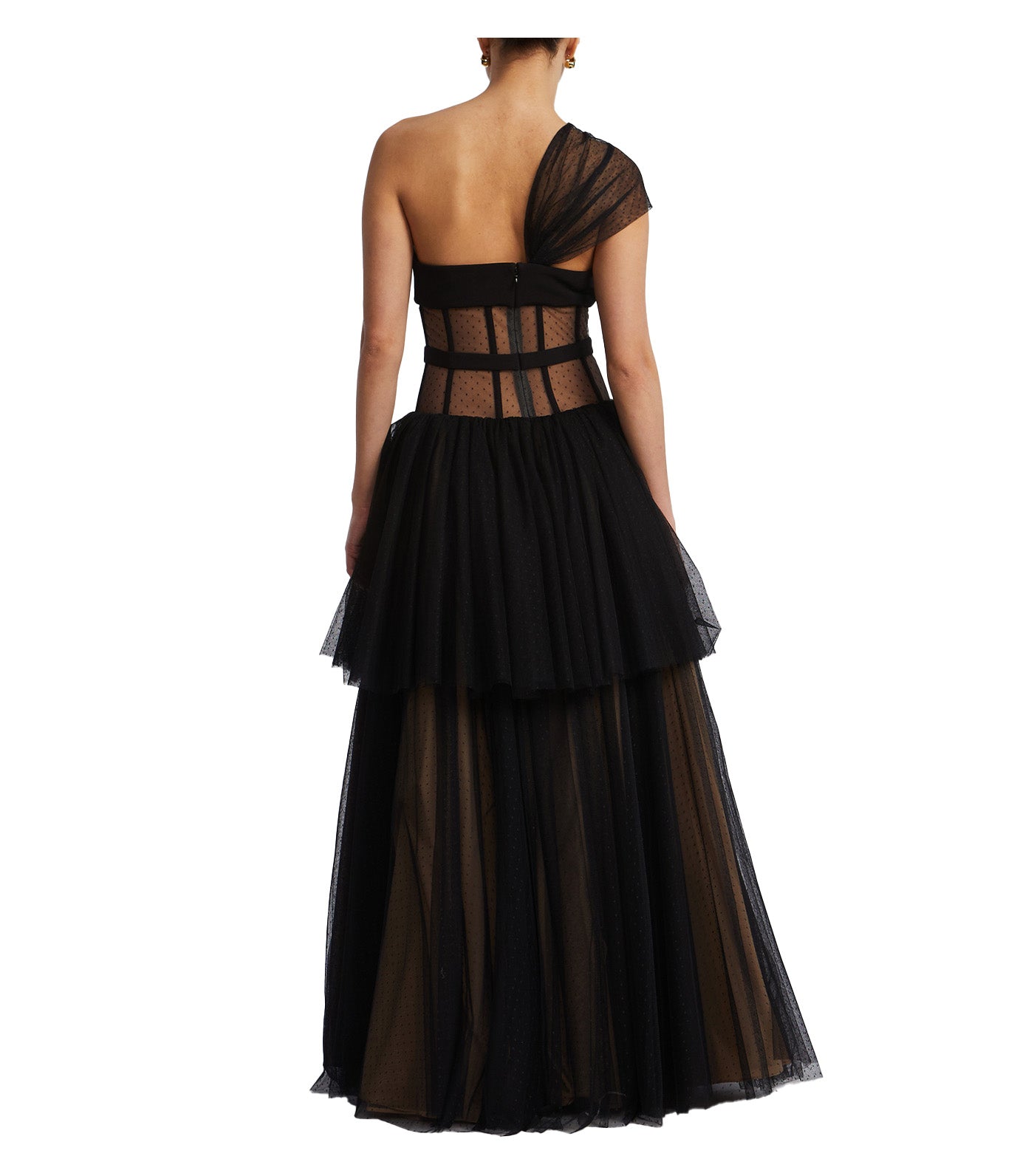 Dot Tulle Gown 199 Black