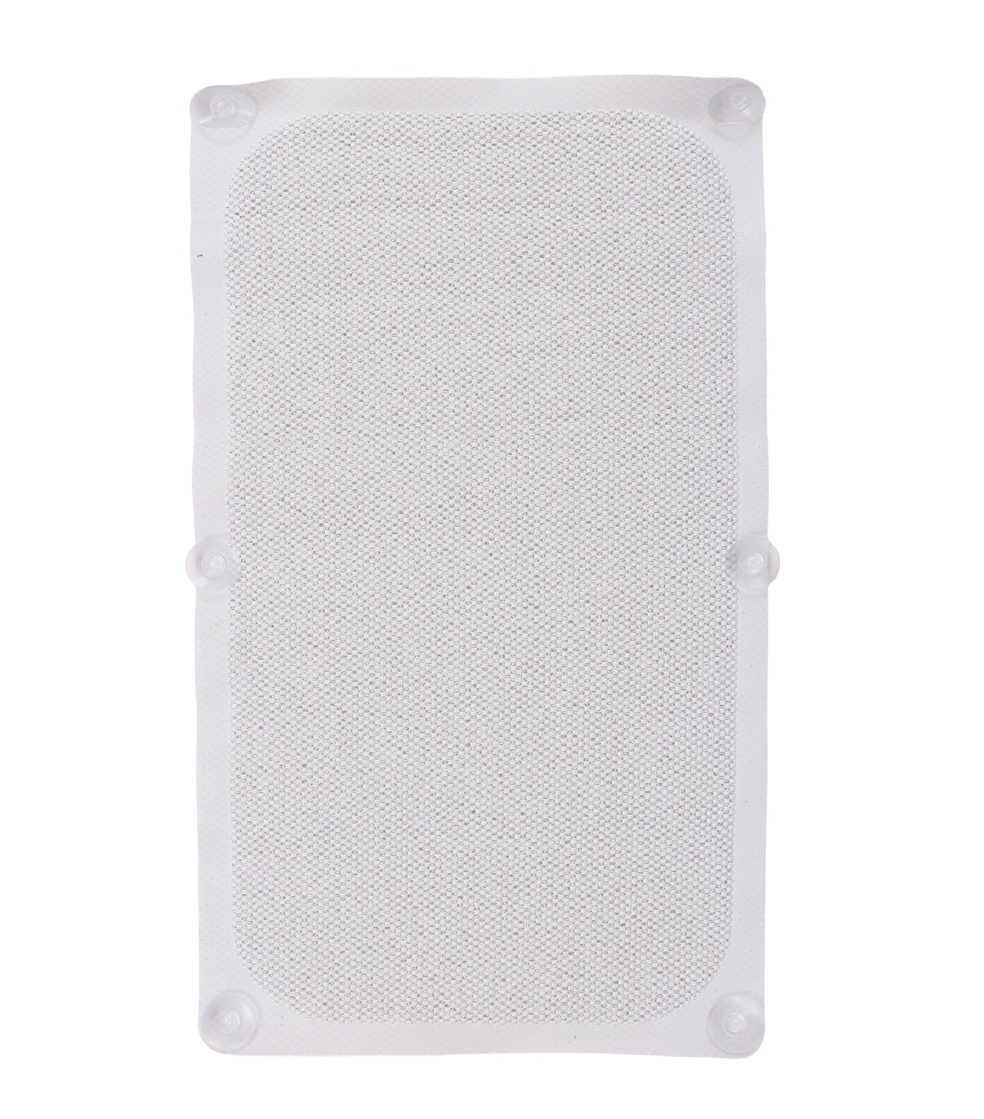 Loofa Bath Carpet White