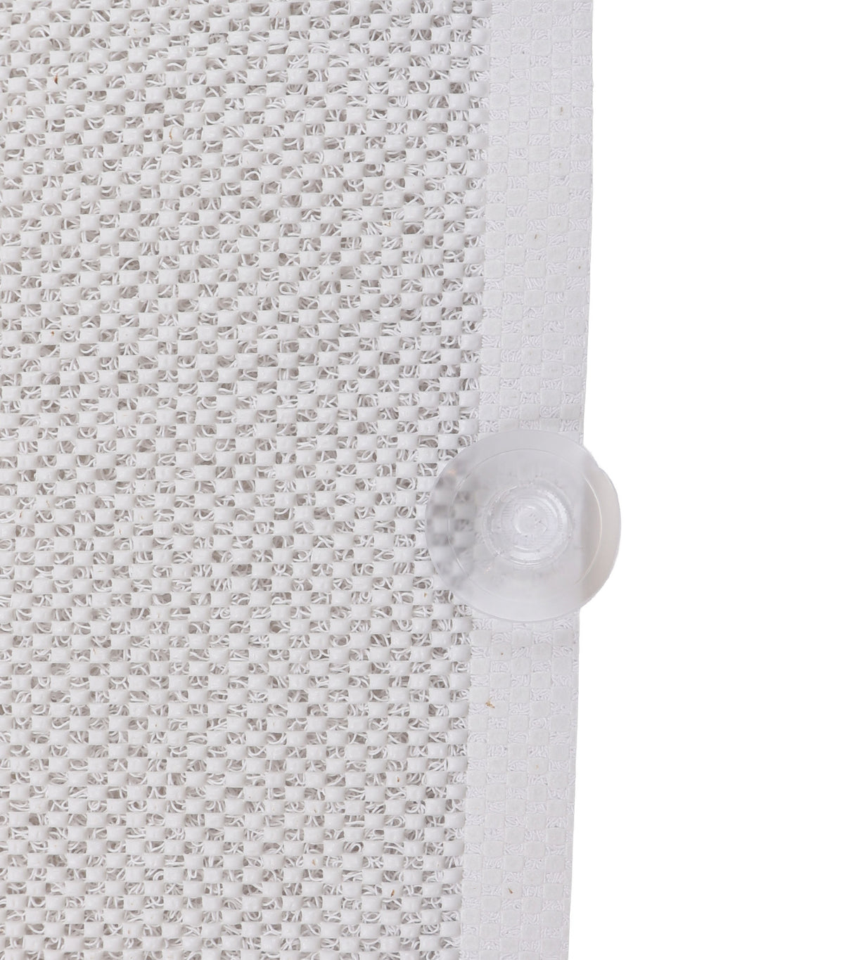 Loofa Bath Carpet White