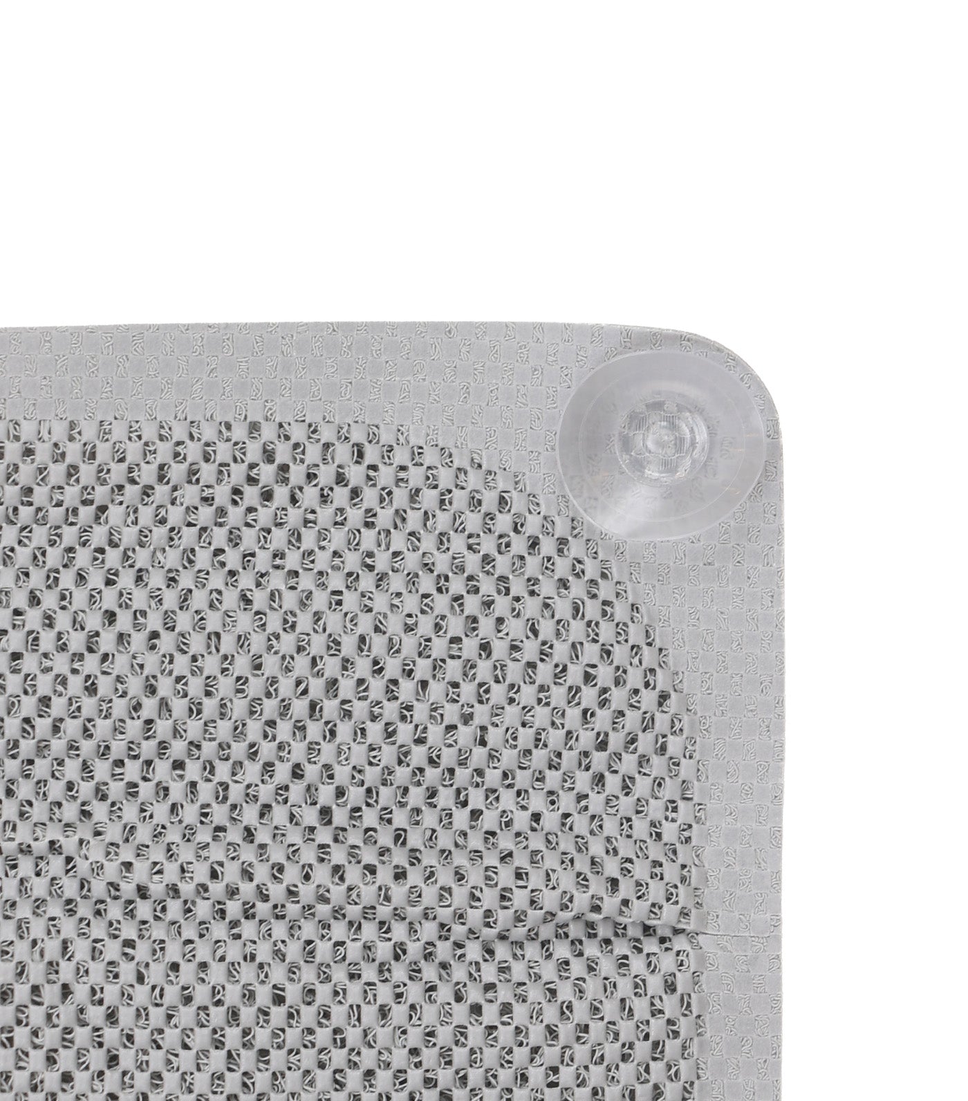 Loofa Bath Carpet Silver