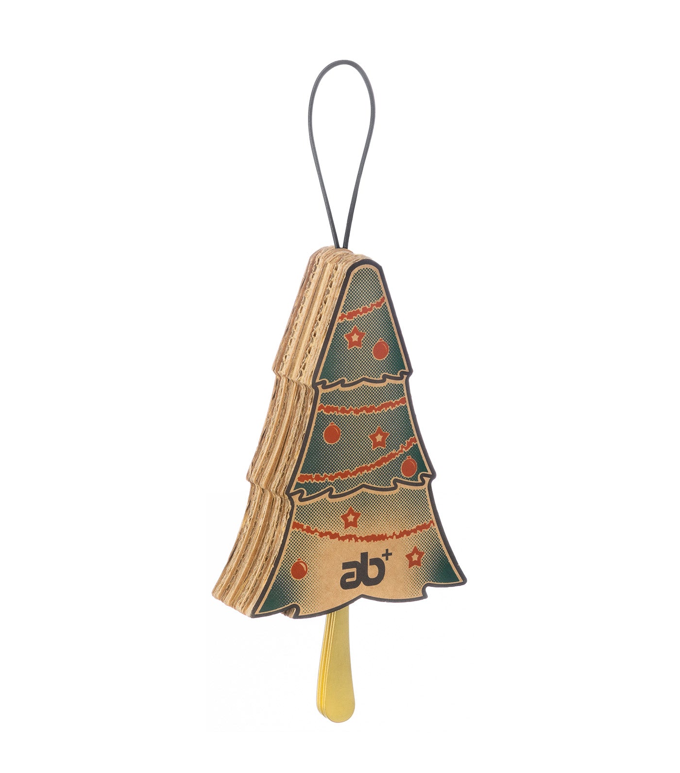 Christmas Tree Cake Spoon Set of 4, Vintage Gold Stainless Steel 18/10 + Pvd Gold