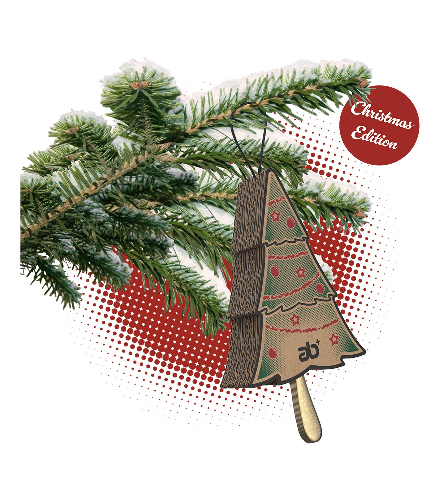 Christmas Tree Cake Spoon Set of 4, Vintage Gold Stainless Steel 18/10 + Pvd Gold