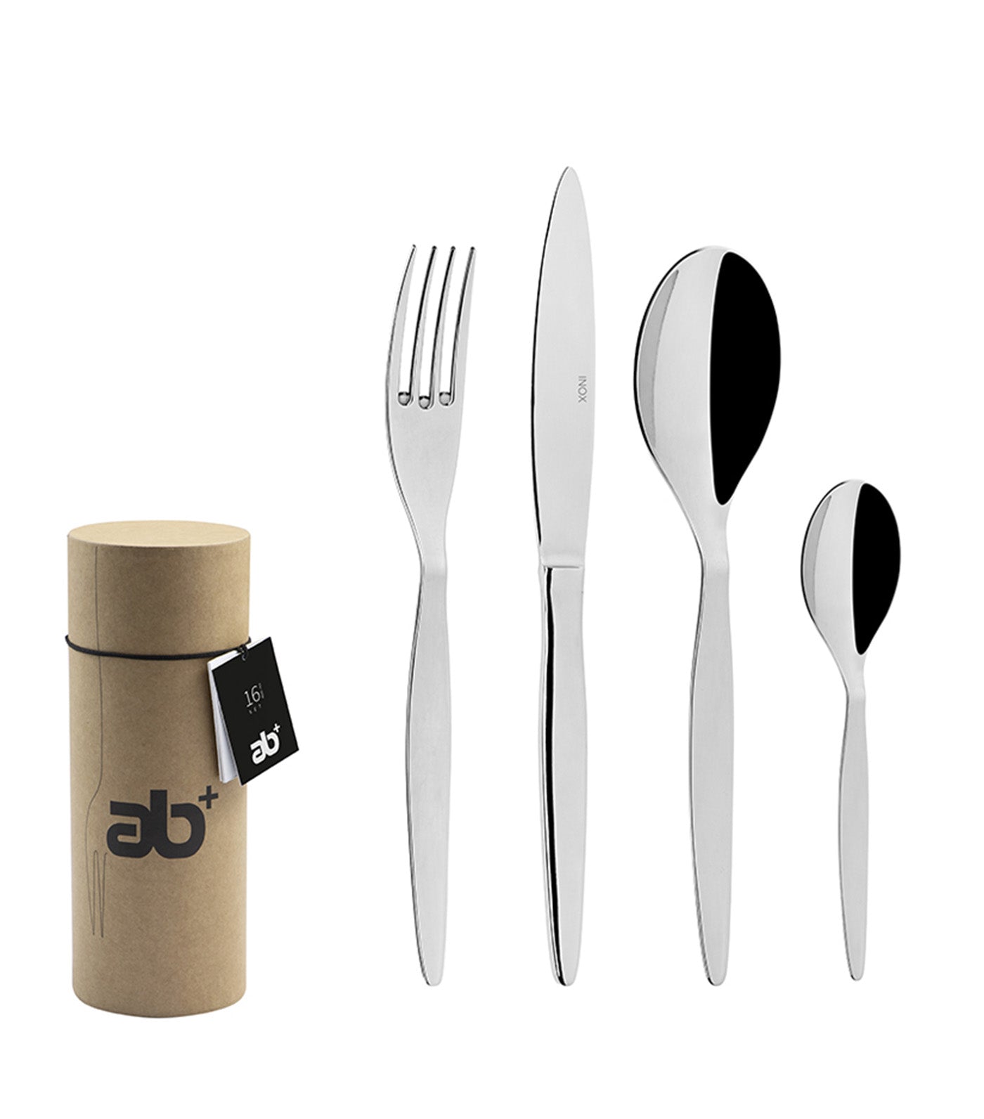 16pc Flatware Set Avana Tube