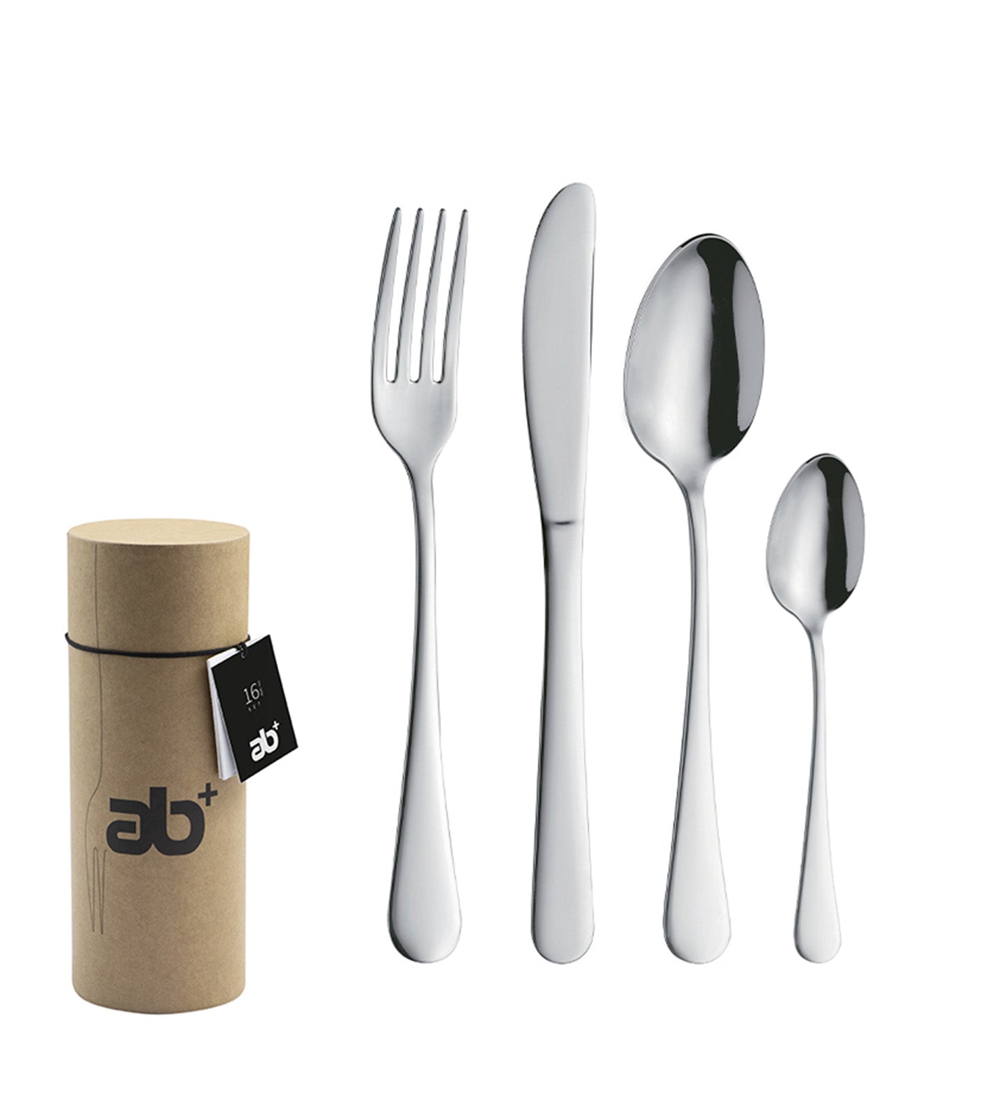 16pc Flatware Set Avana Tube