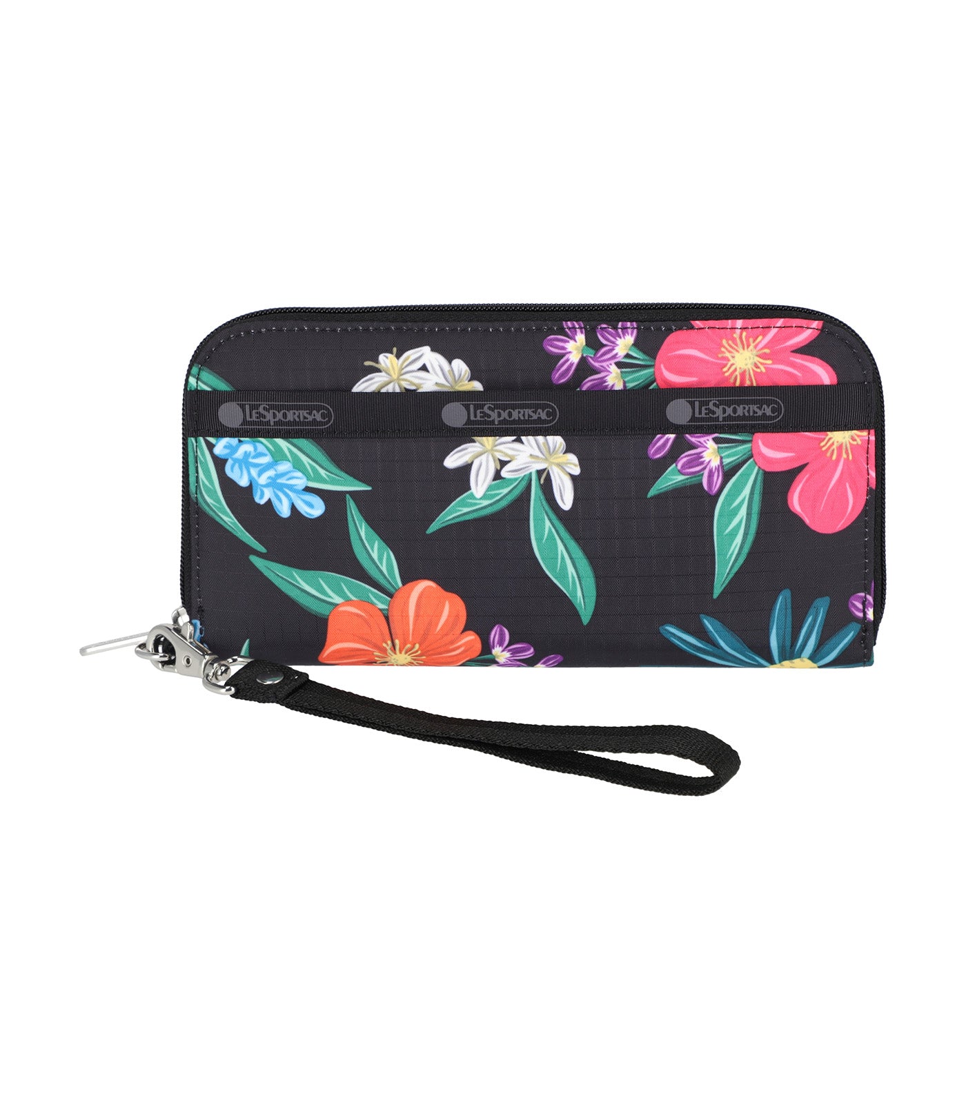 Tech Wallet Wristlet Wild Flower Watercolor