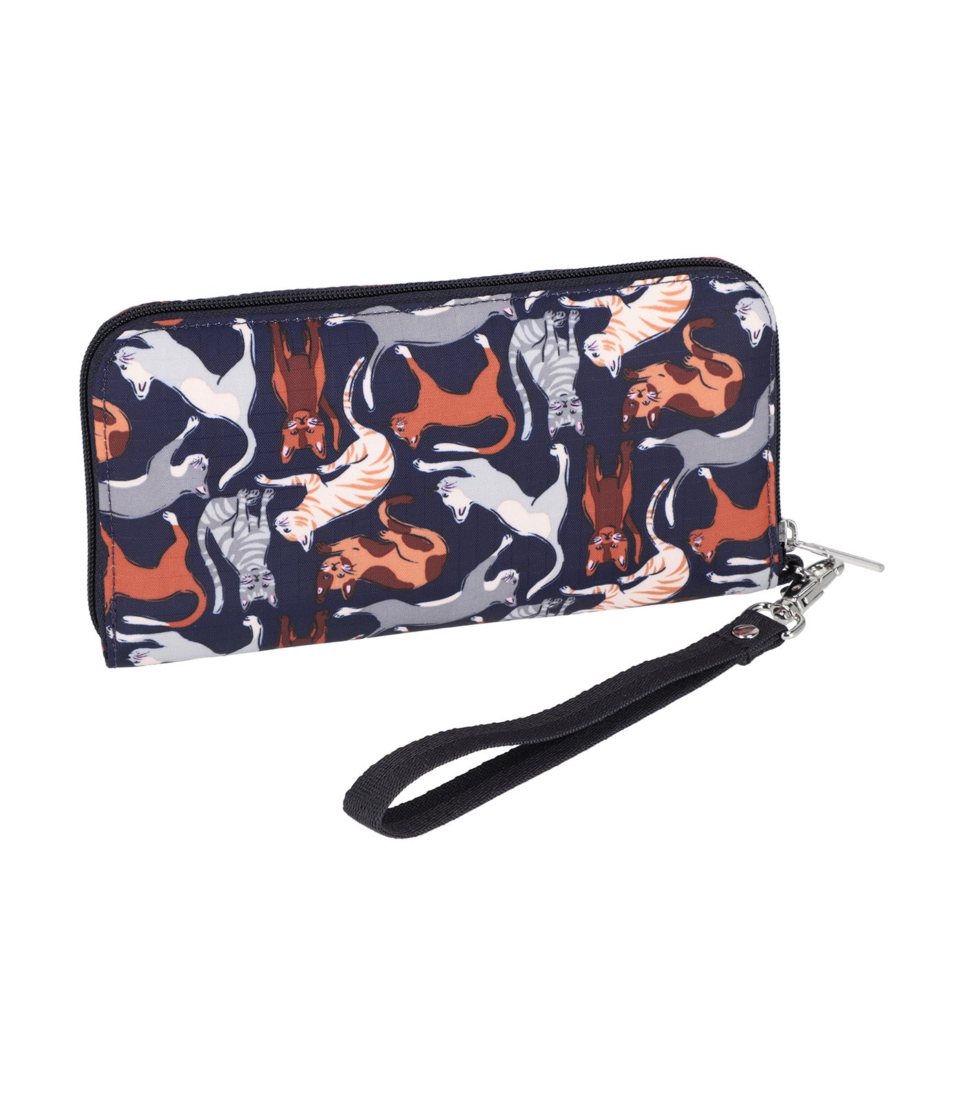 Tech Wallet Wristlet Curious Cats