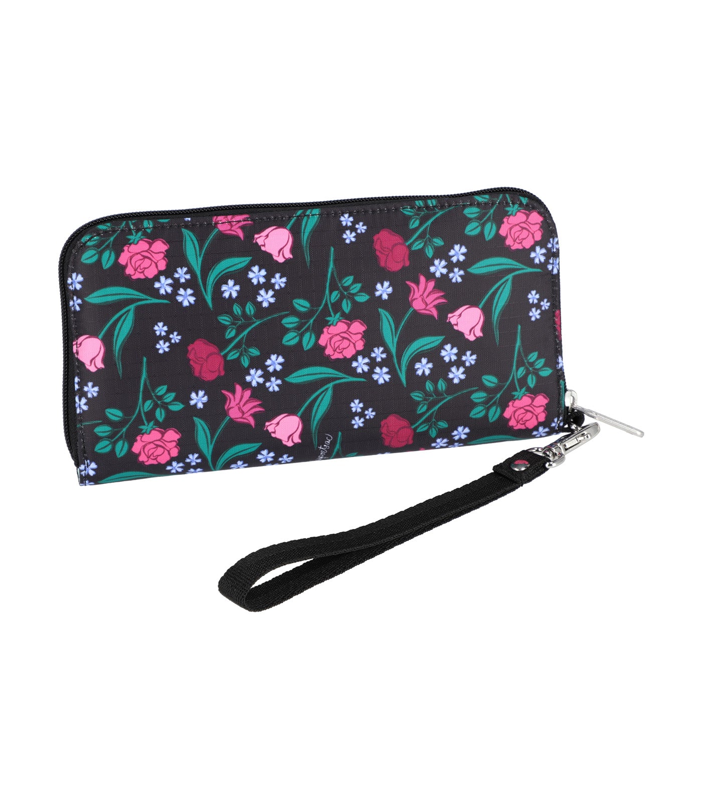 Tech Wallet Wristlet Tossed Rose