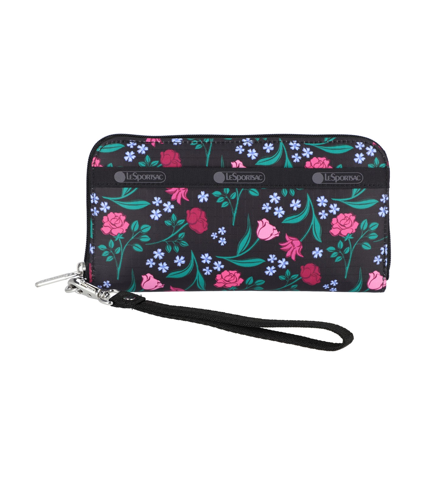 Tech Wallet Wristlet Tossed Rose