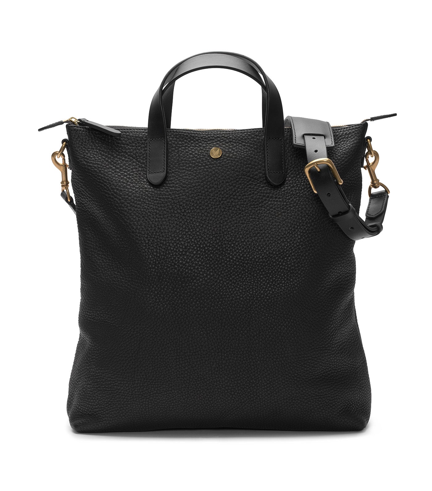 Leather Shopper Tote Bag