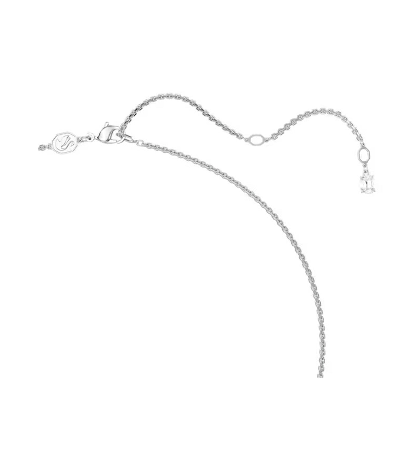 Sublima Pendant White, Rhodium Plated