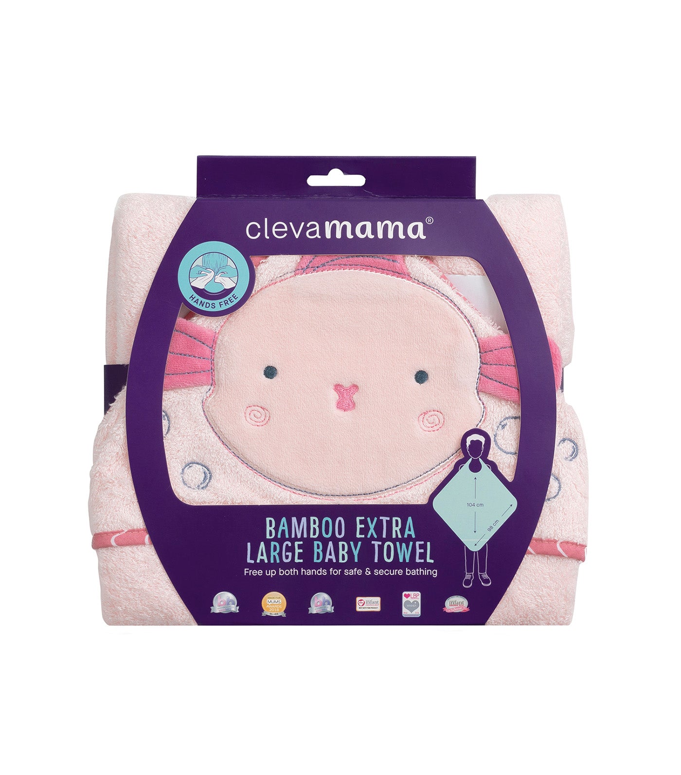 Bamboo Extra Large Baby Hooded Towel