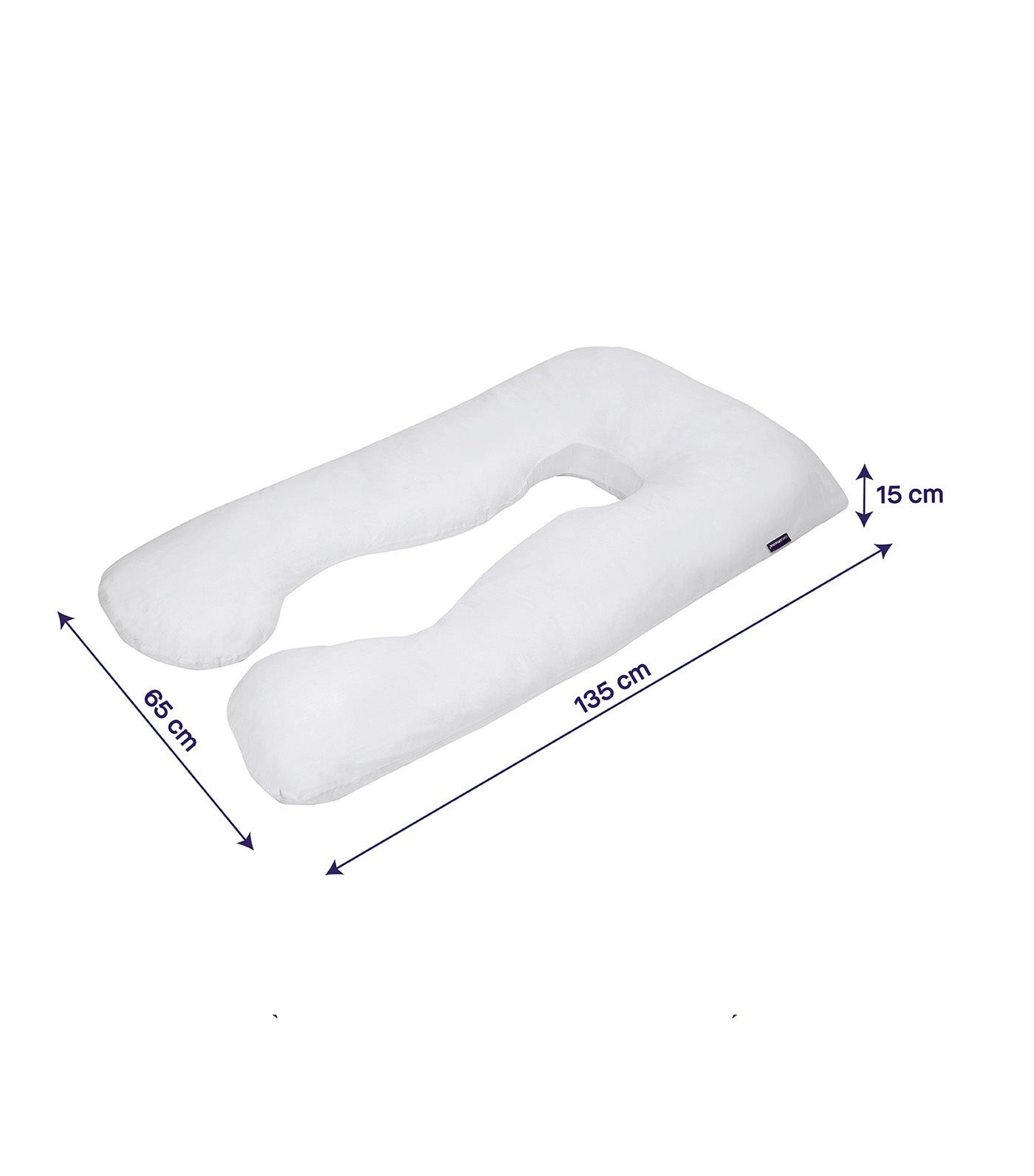 Body&Bump Therapeutic Maternity Pillow White
