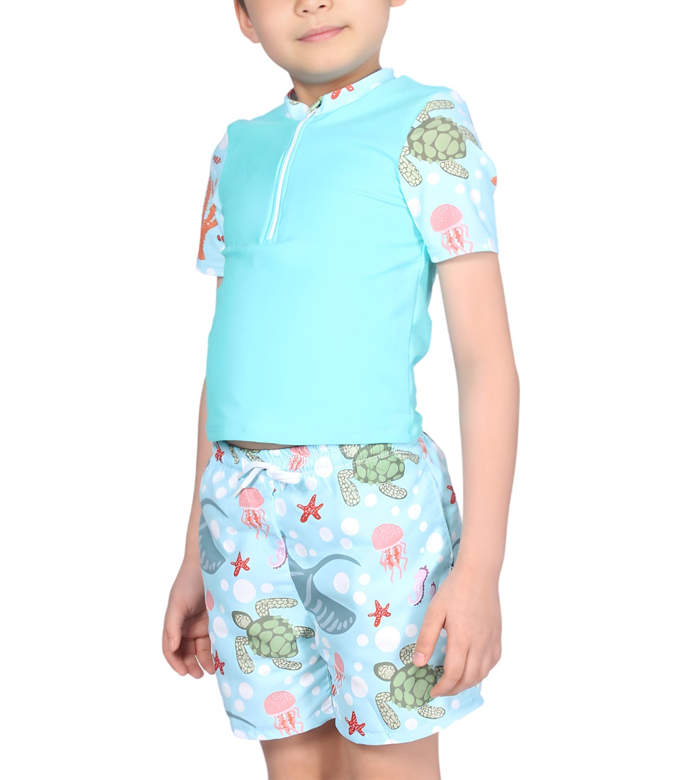 Little Malik Top and Shorts Brother Under the Sea