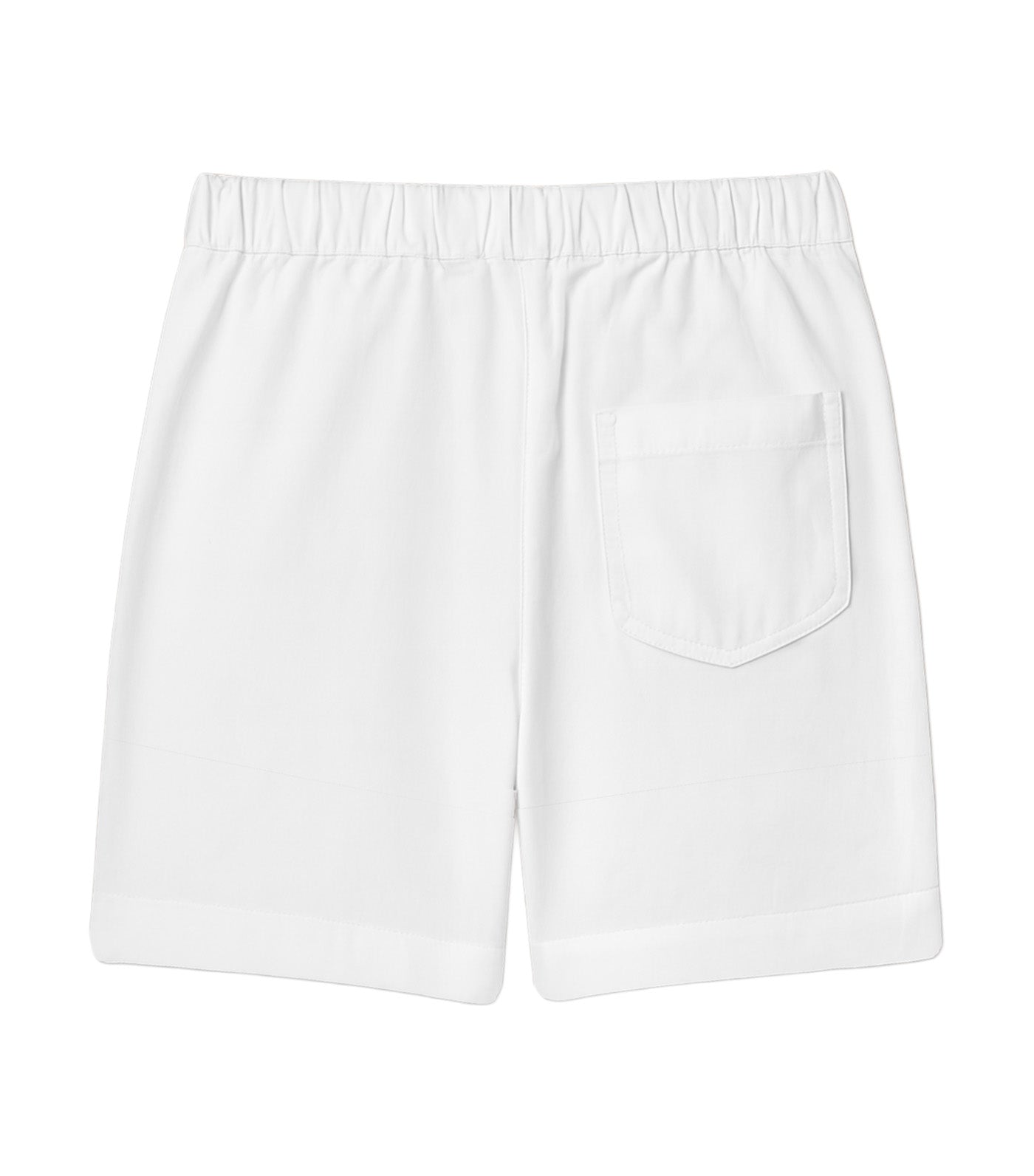 Periwinkle Marcus Boys Drawstring Shorts White