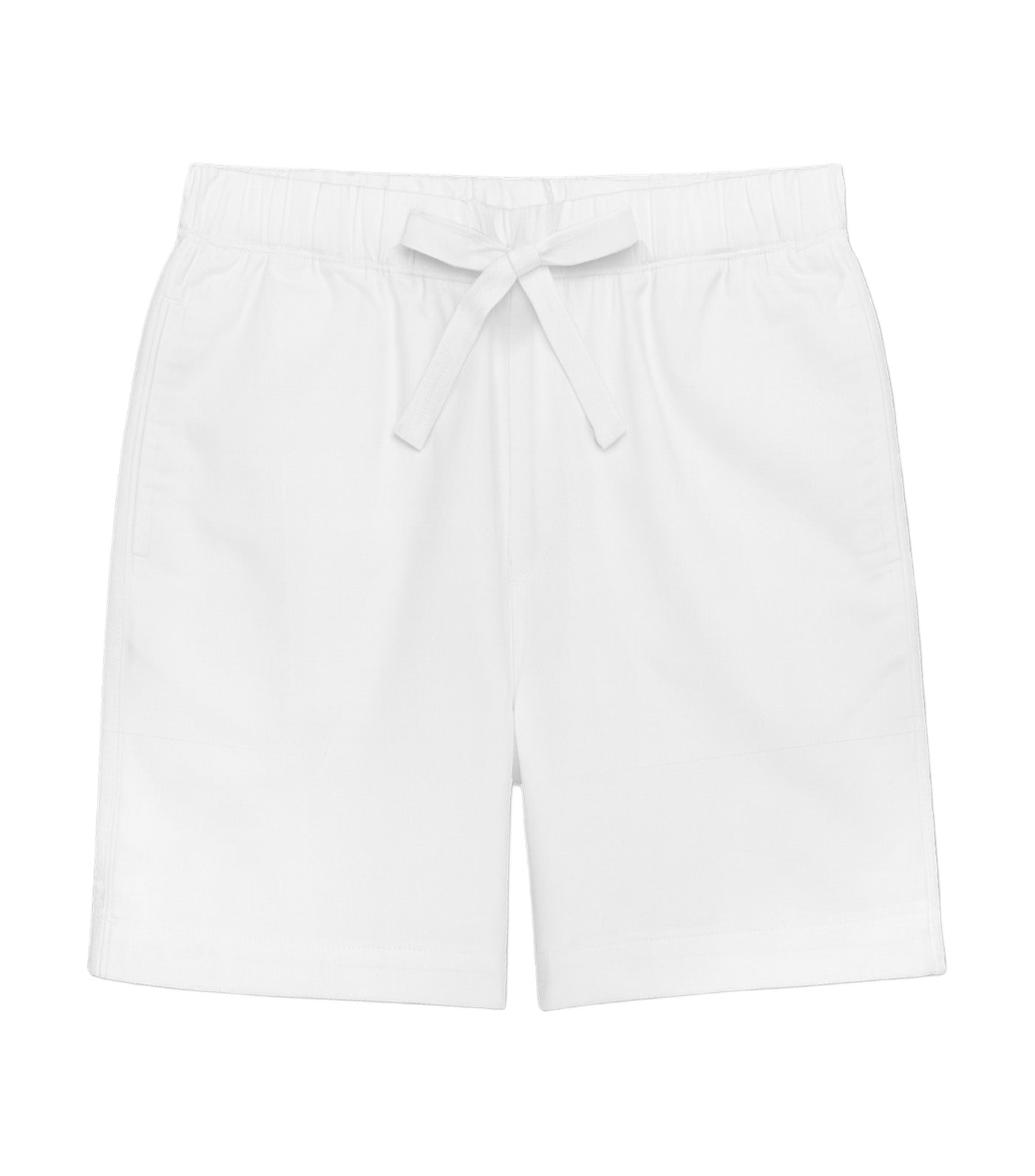 Periwinkle Marcus Boys Drawstring Shorts White